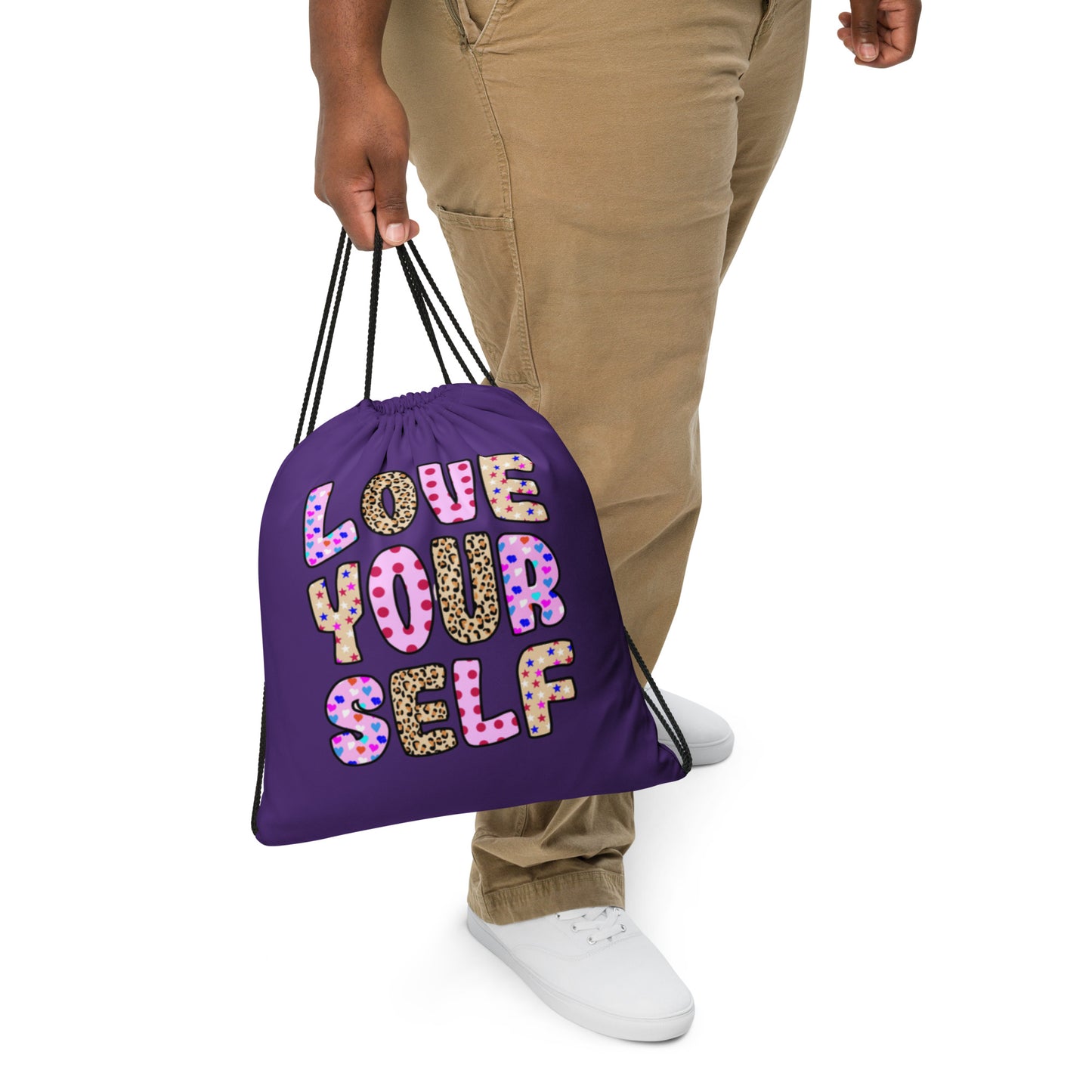 Self Love Drawstring bag