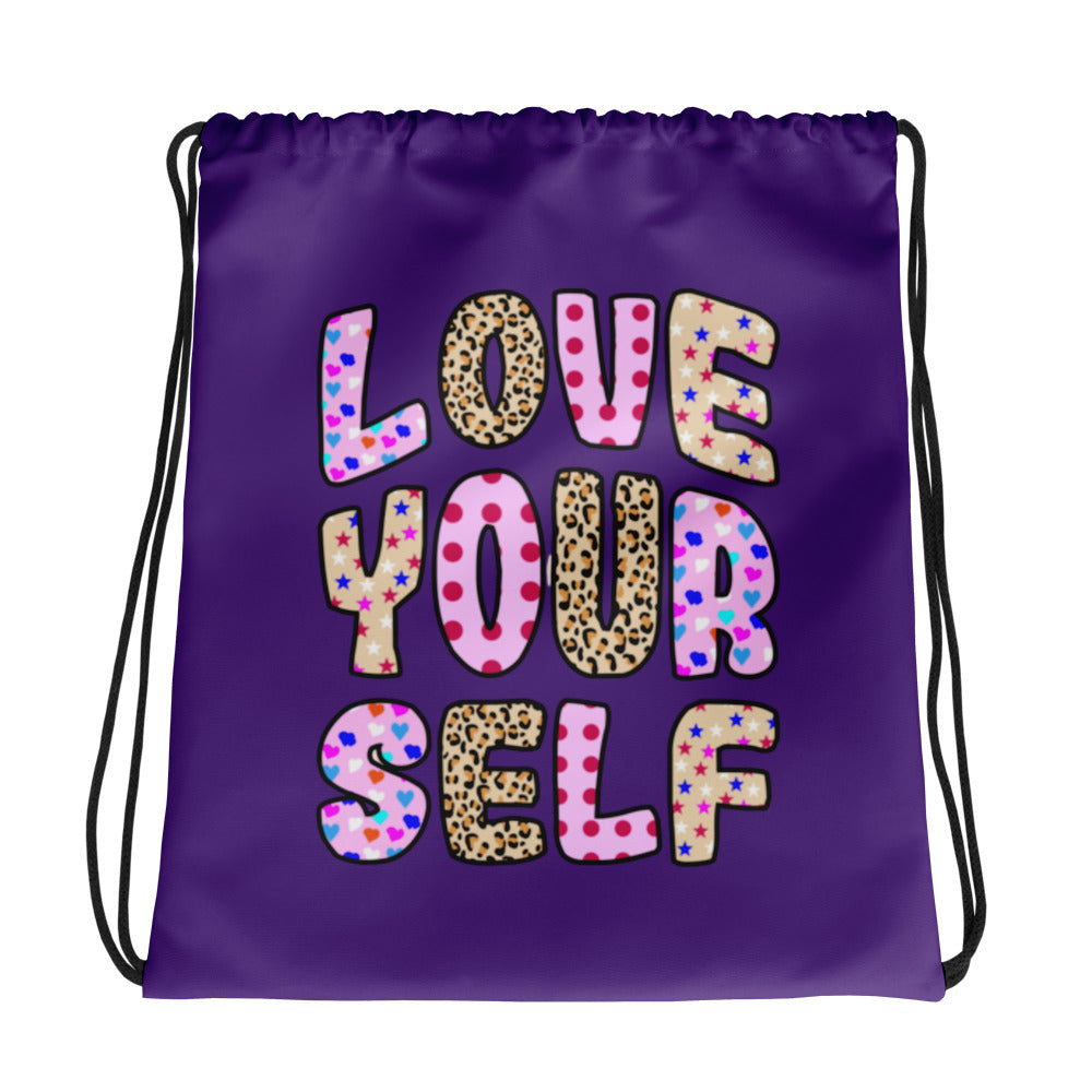 Self Love Drawstring bag