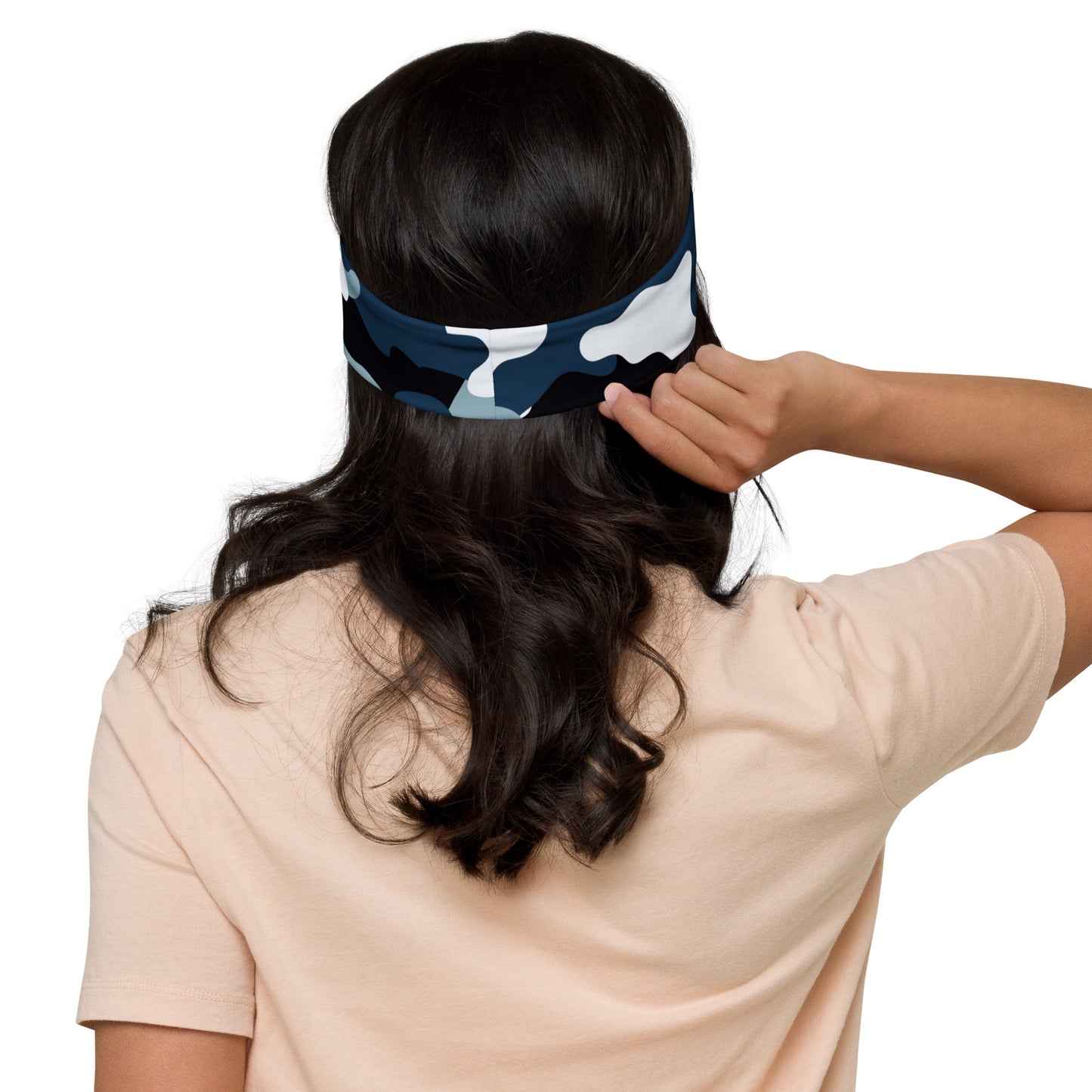 Blue Camo Headband