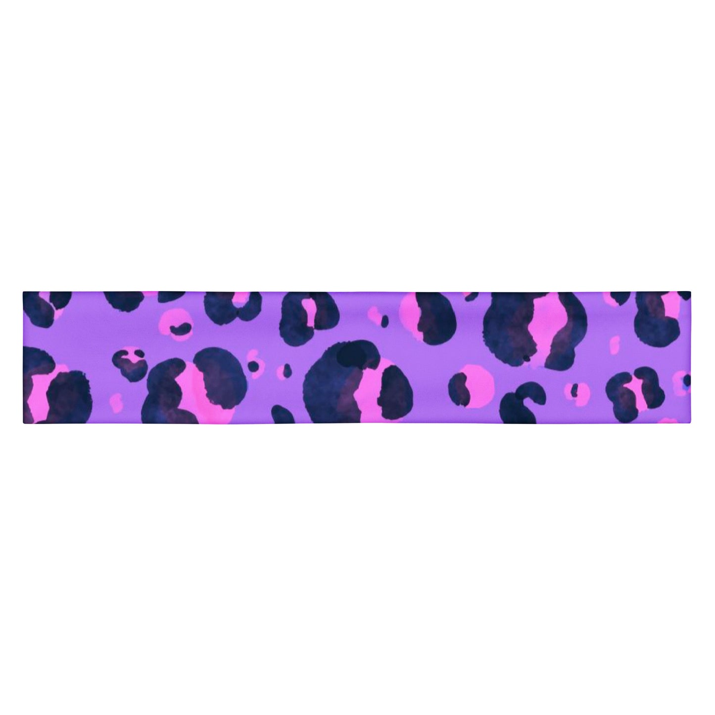 Purple Leopard Headband