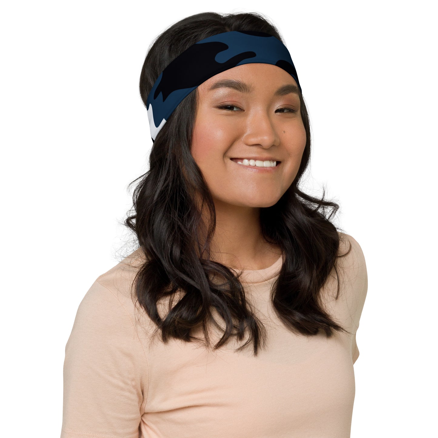 Blue Camo Headband