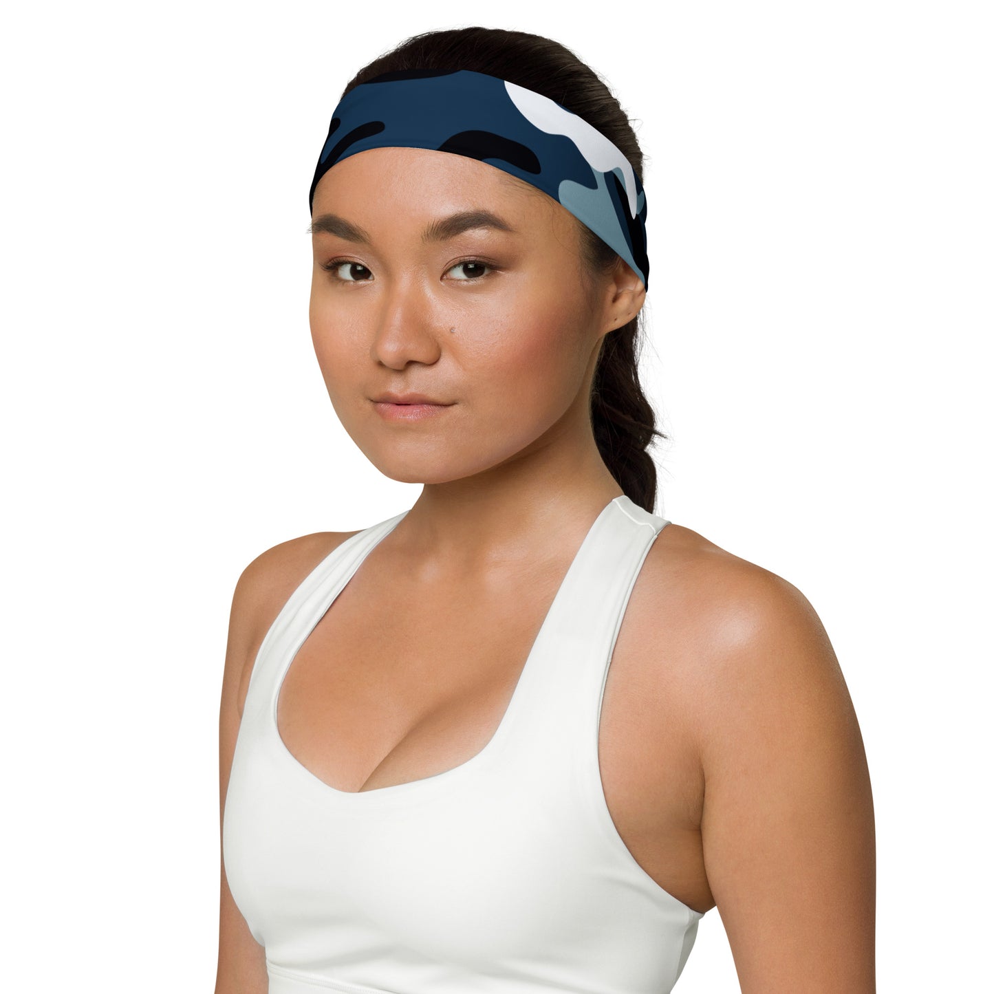 Blue Camo Headband