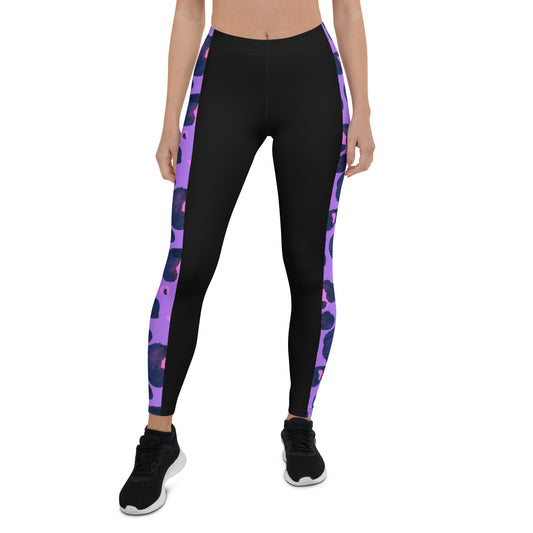 Purple Leopard Leggings