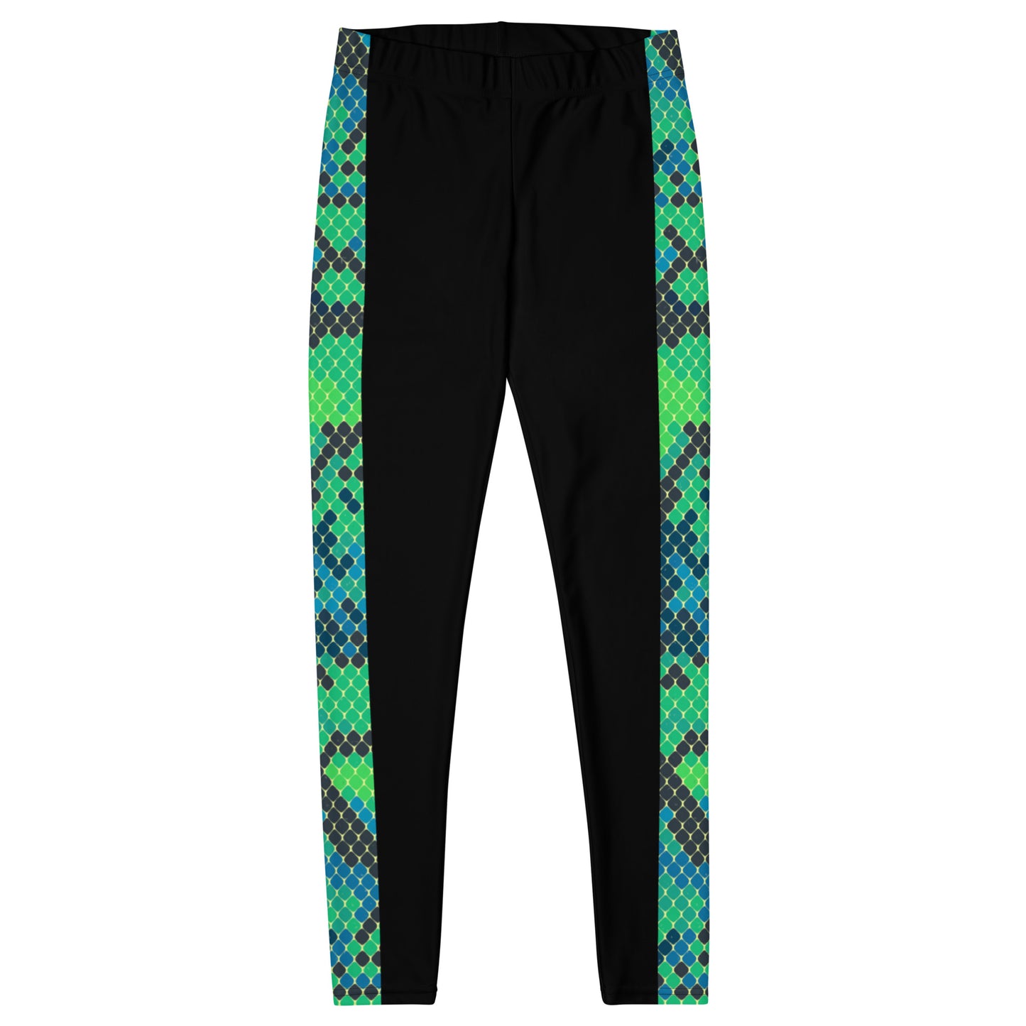 Green Snake Skin Leggings