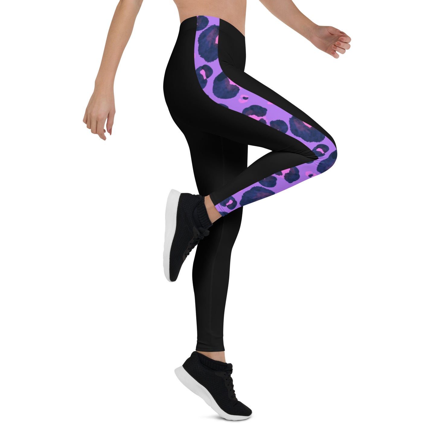 Purple Leopard Leggings