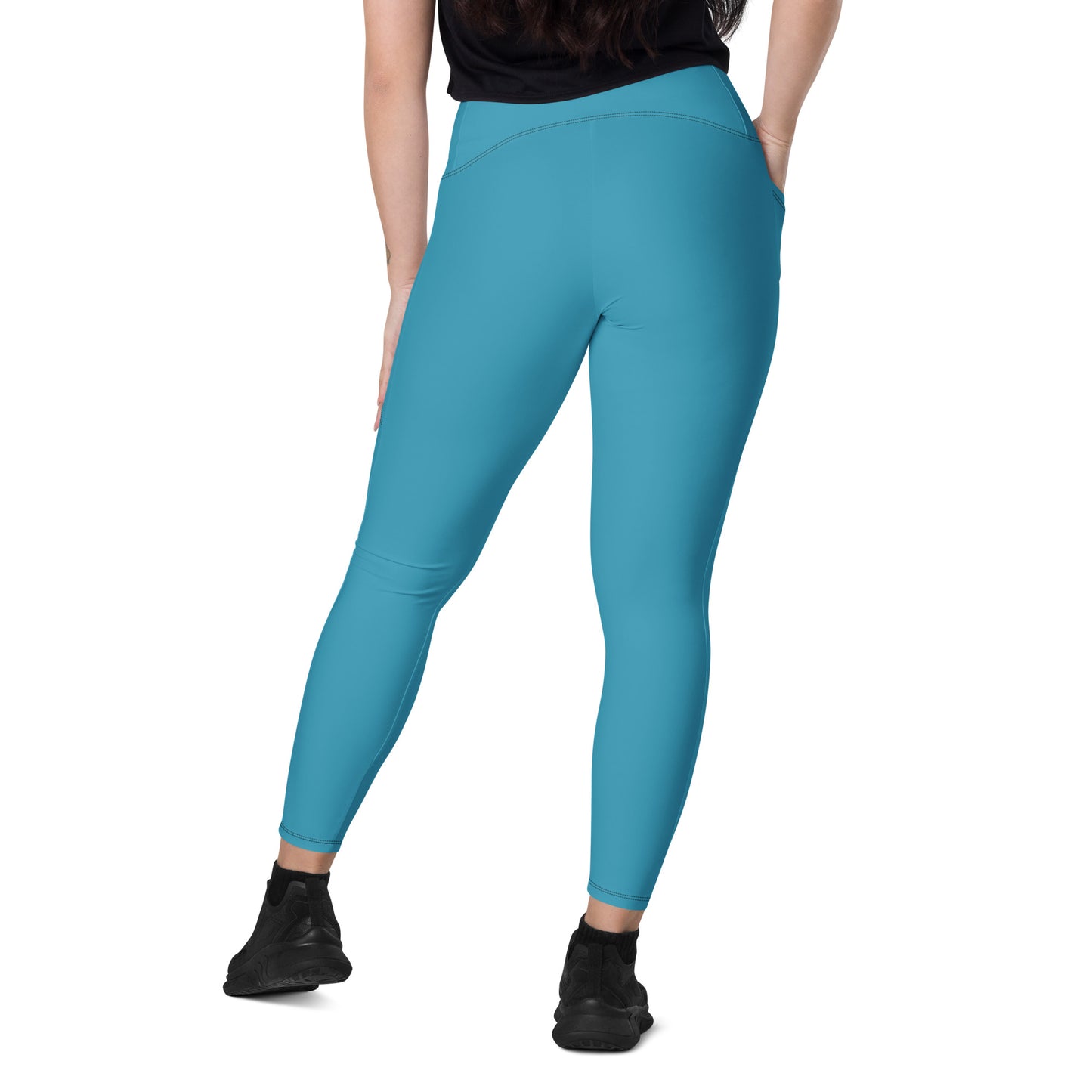 Teal Elemental Leggings with pockets