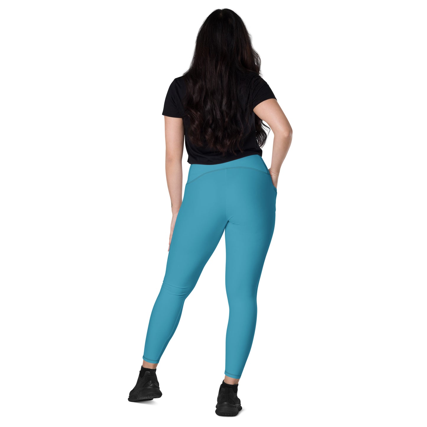 Teal Elemental Leggings with pockets