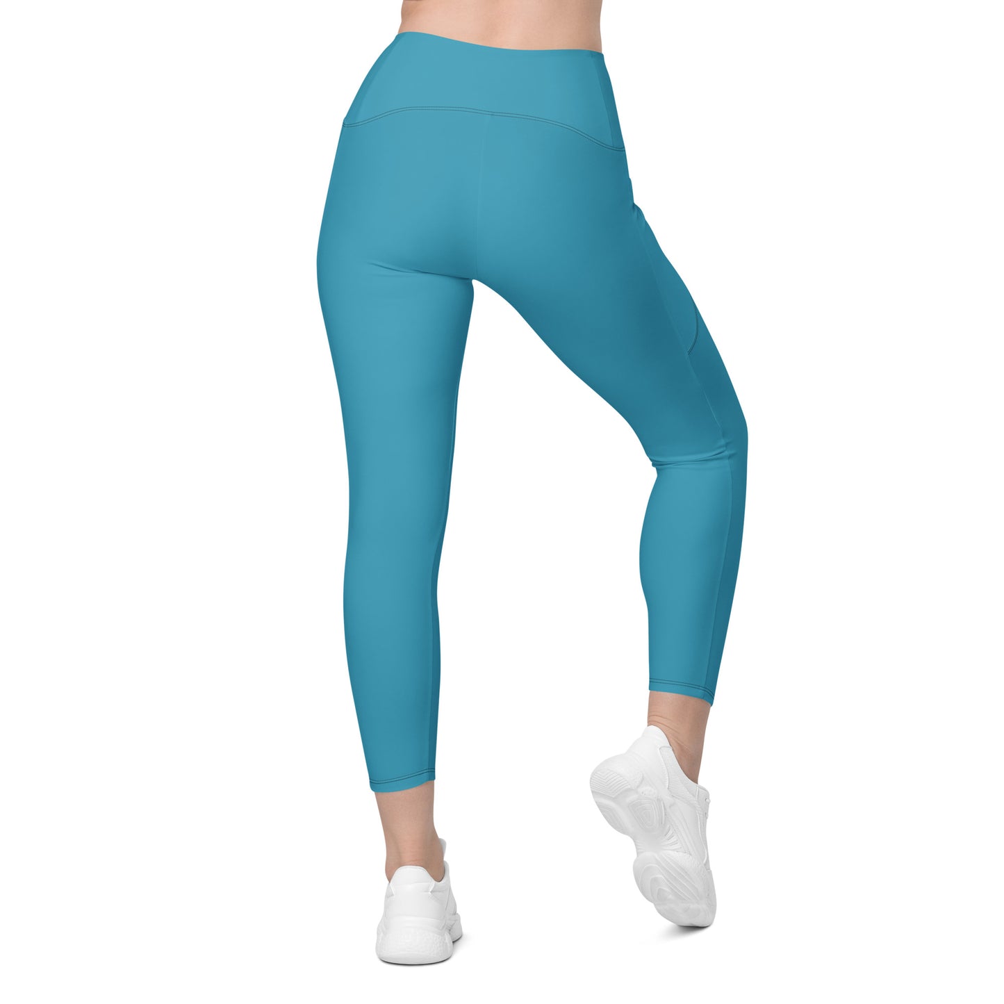 Teal Elemental Leggings with pockets