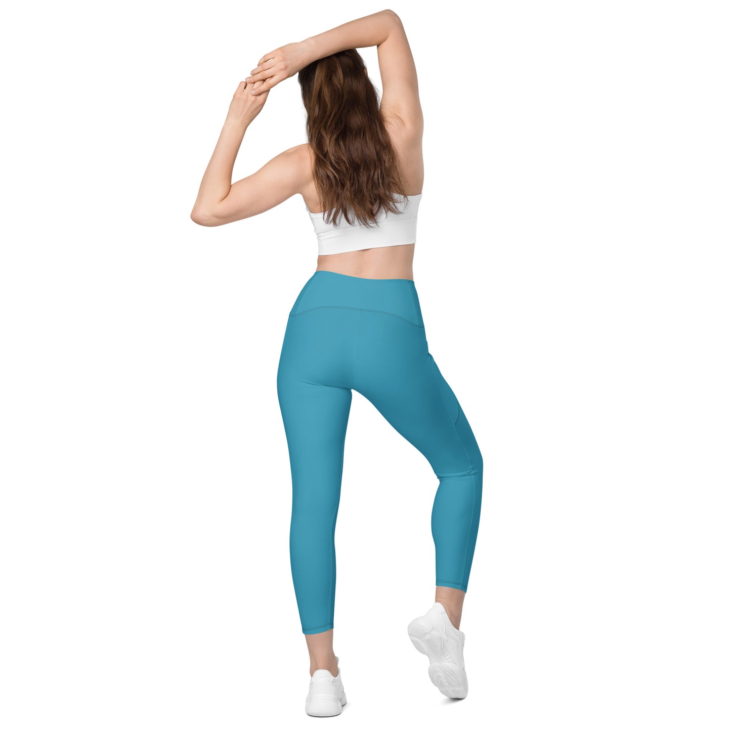 Teal Elemental Leggings with pockets