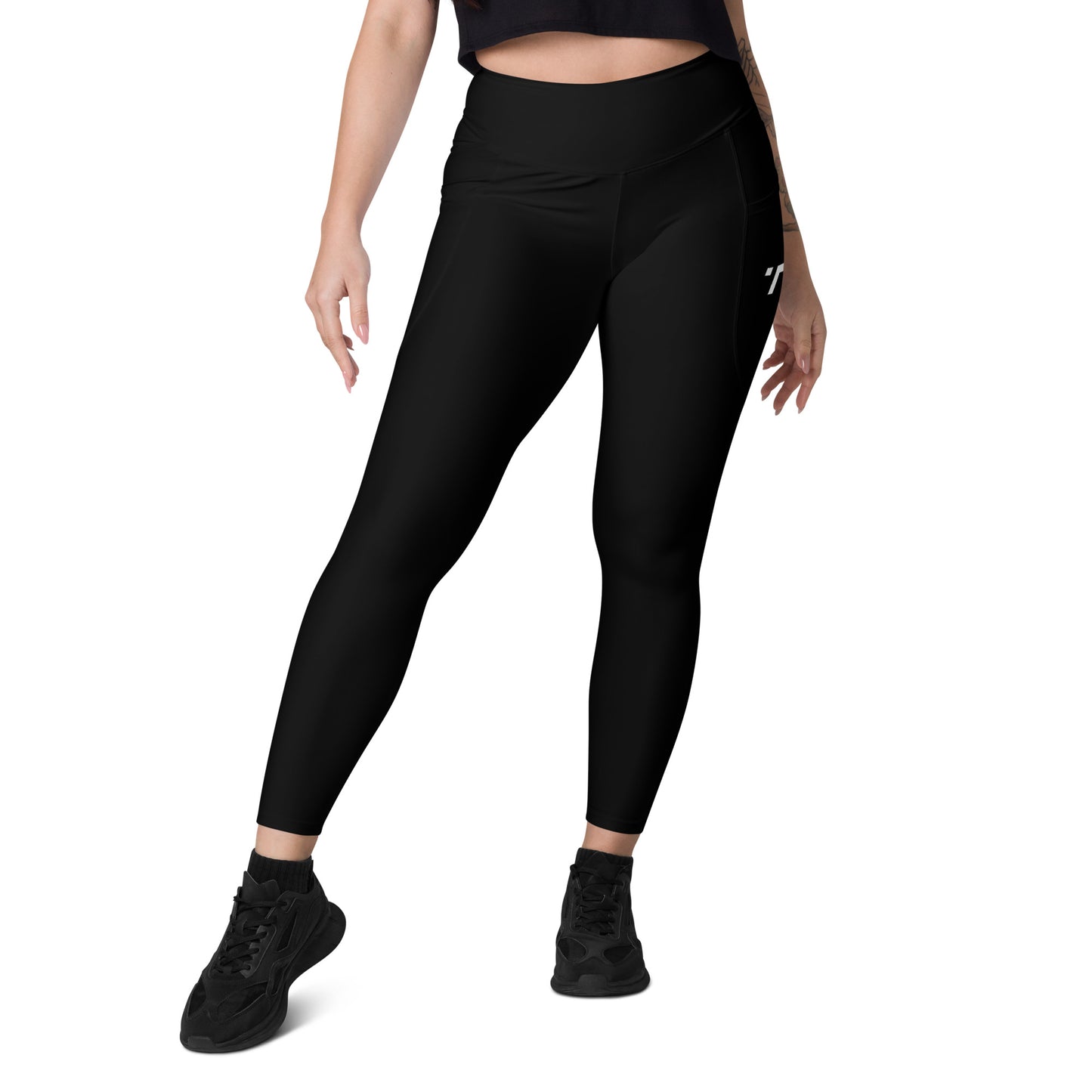 Black Elemental Leggings with pockets