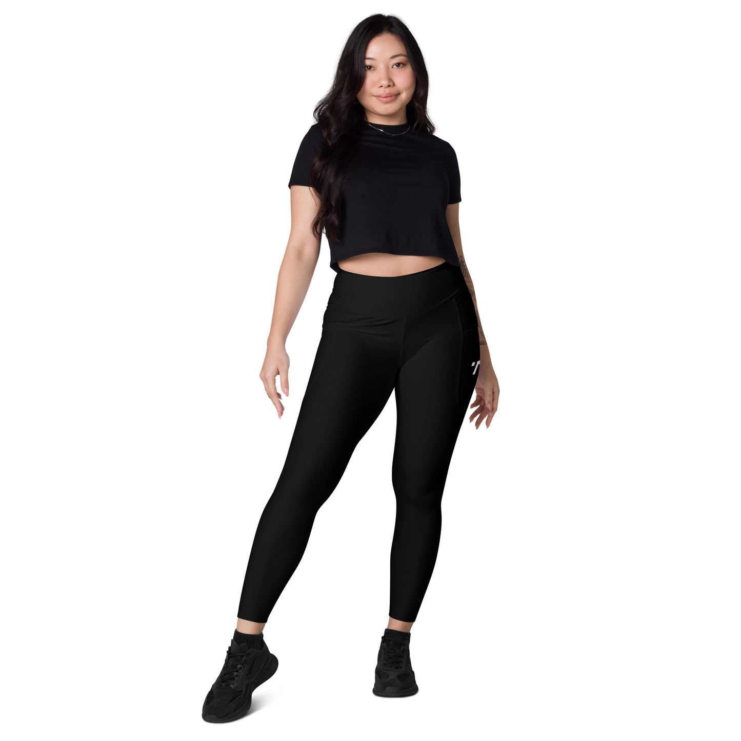 Black Elemental Leggings with pockets