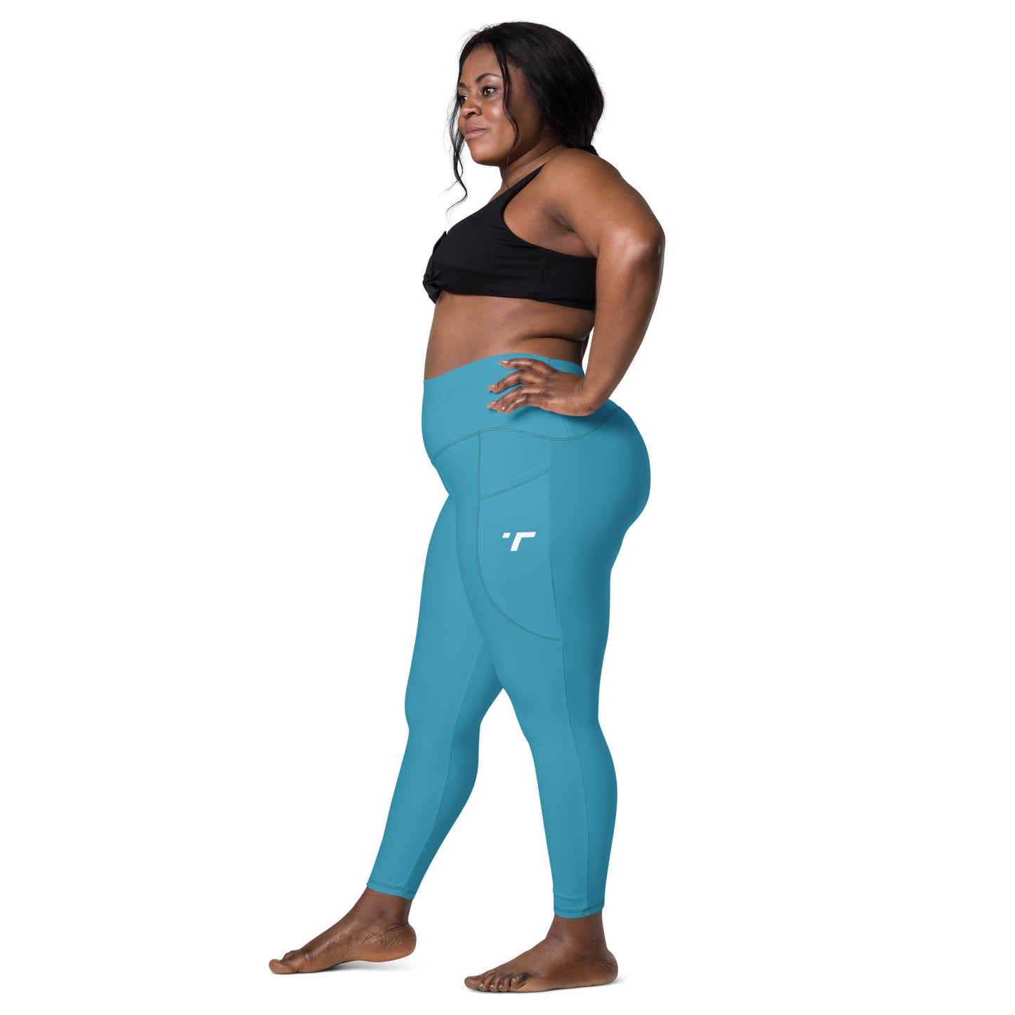 Teal Elemental Leggings with pockets