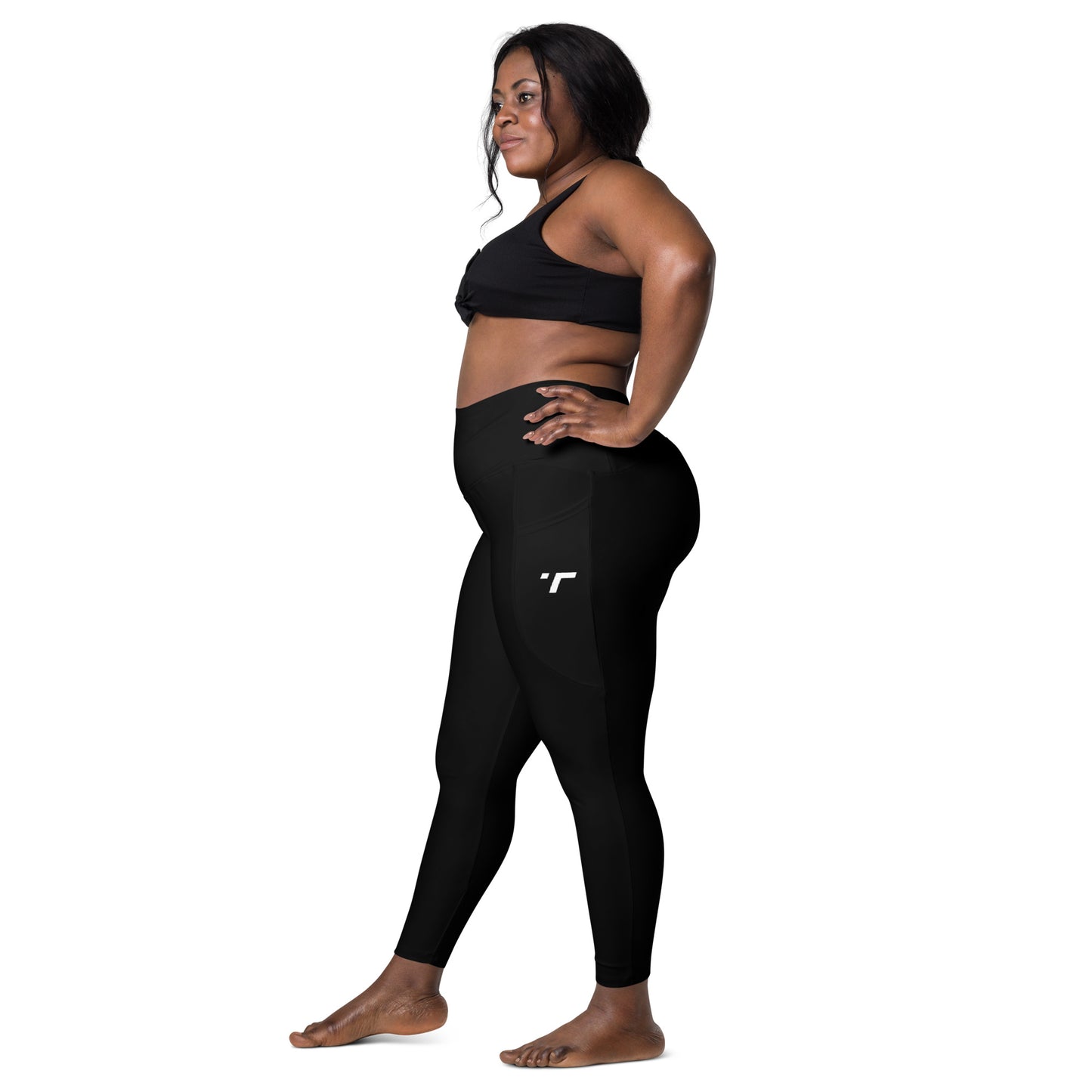 Black Elemental Leggings with pockets