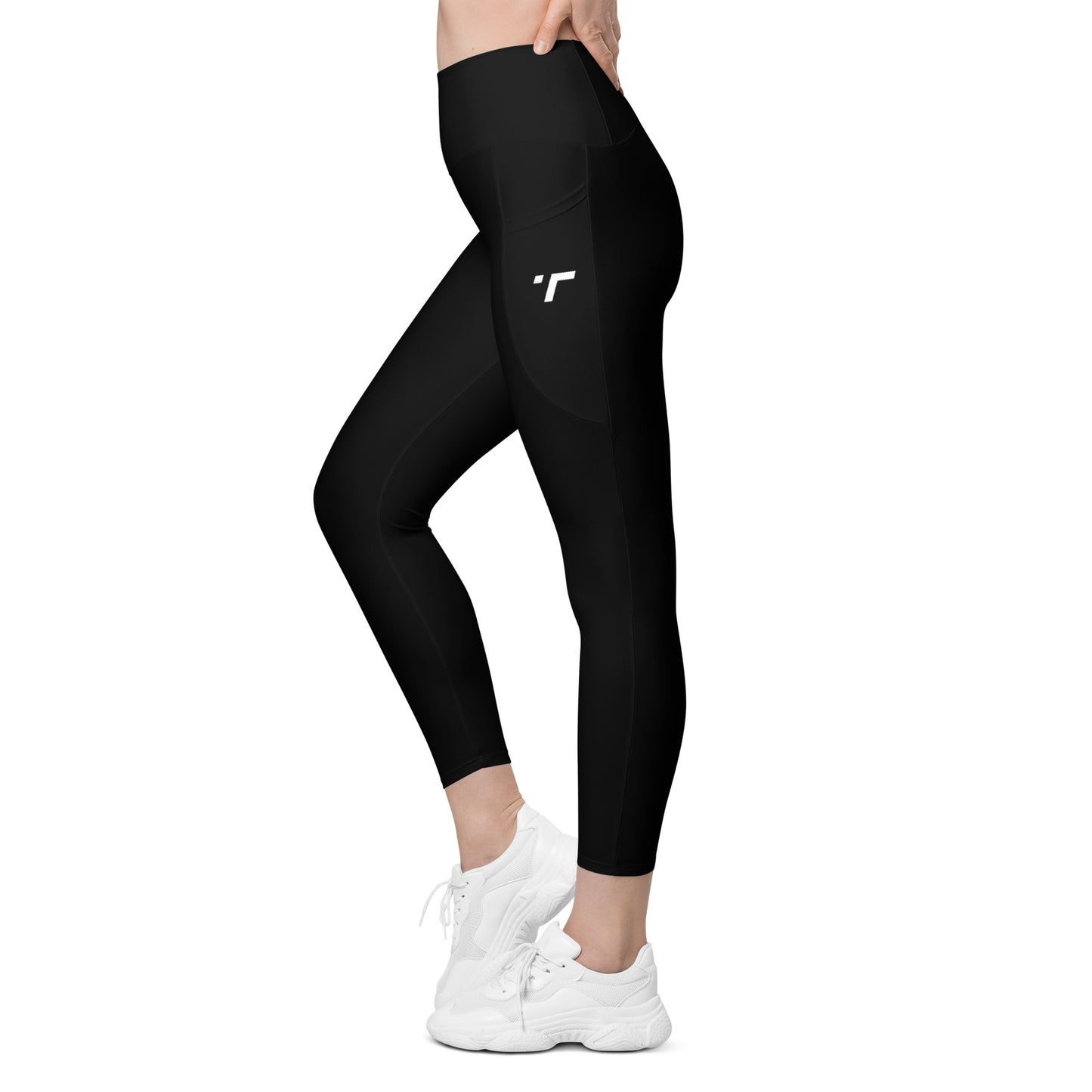 Black Elemental Leggings with pockets