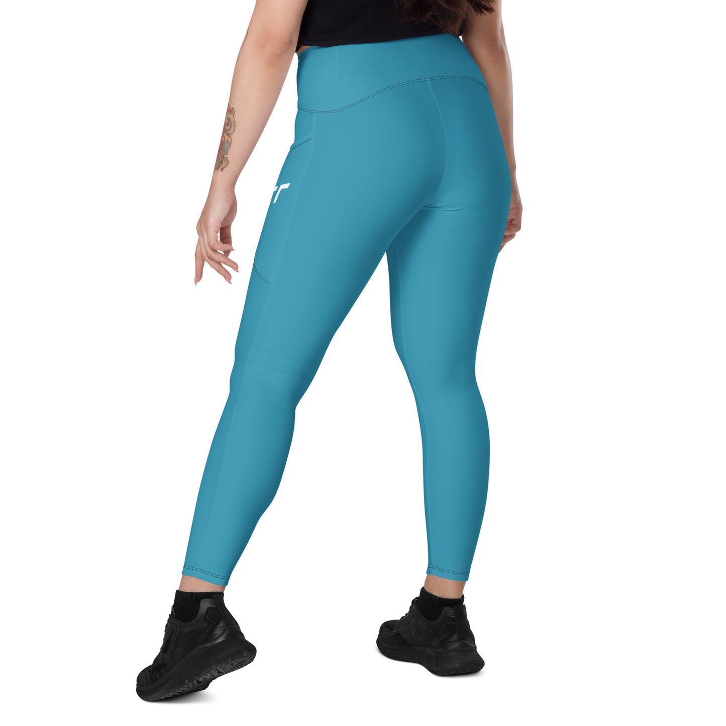 Teal Elemental Leggings with pockets