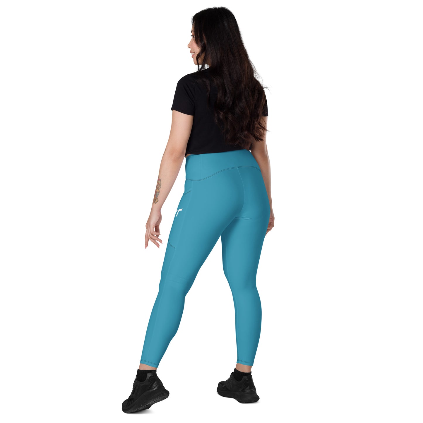 Teal Elemental Leggings with pockets