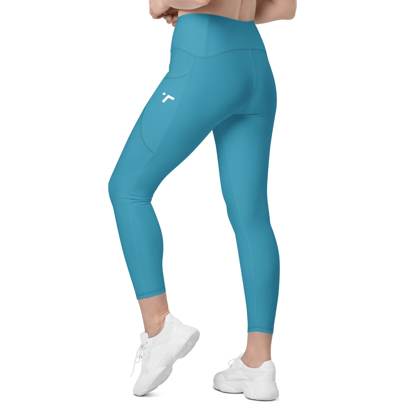 Teal Elemental Leggings with pockets