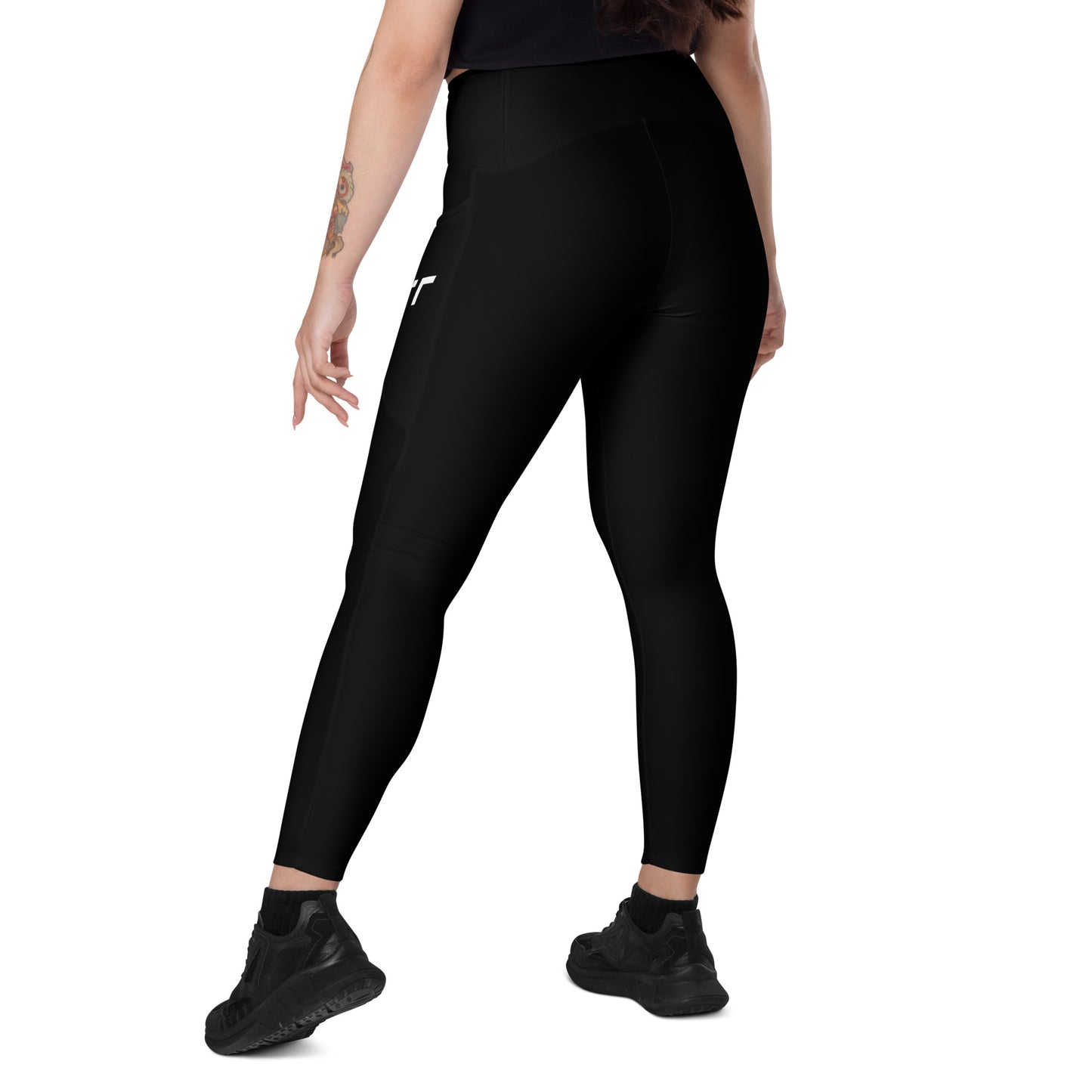 Black Elemental Leggings with pockets