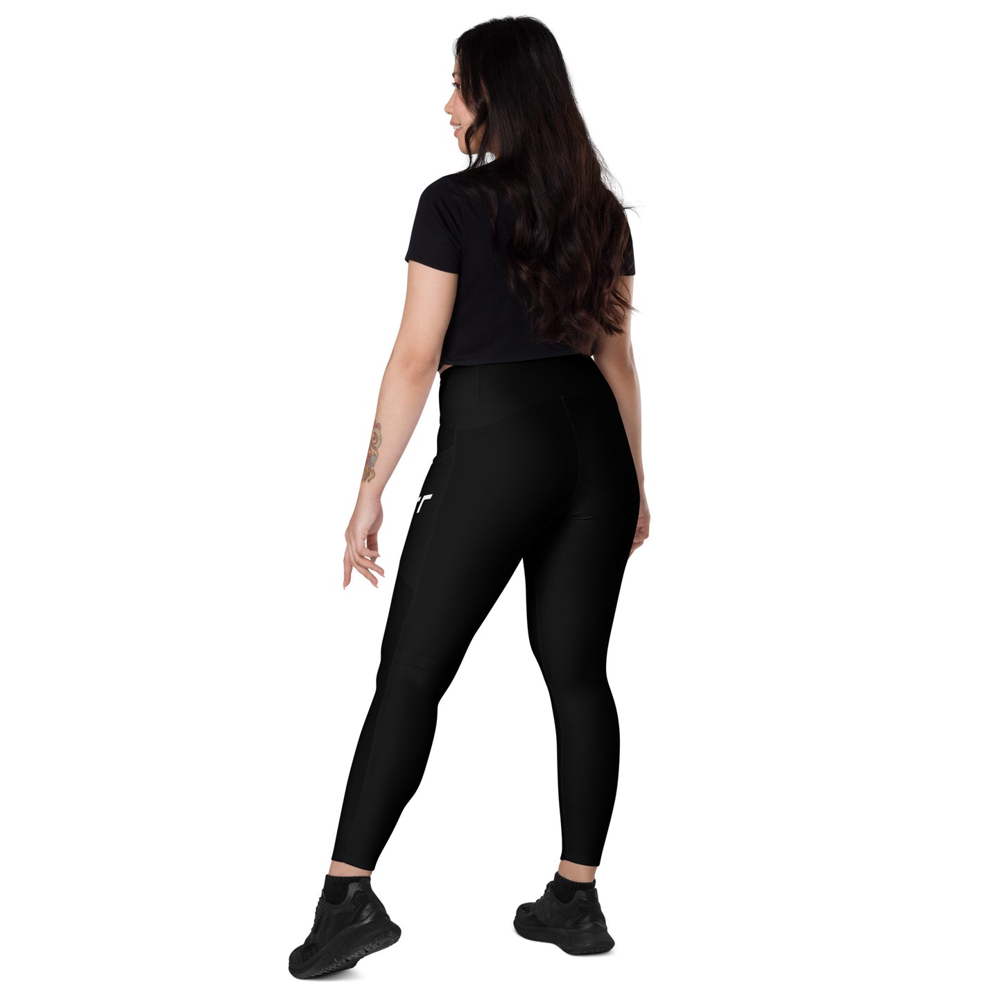 Black Elemental Leggings with pockets