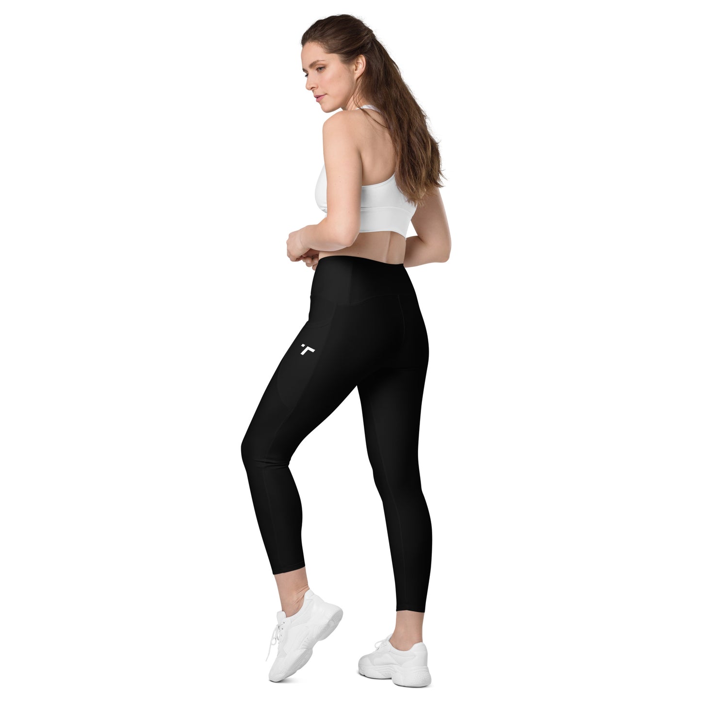 Black Elemental Leggings with pockets