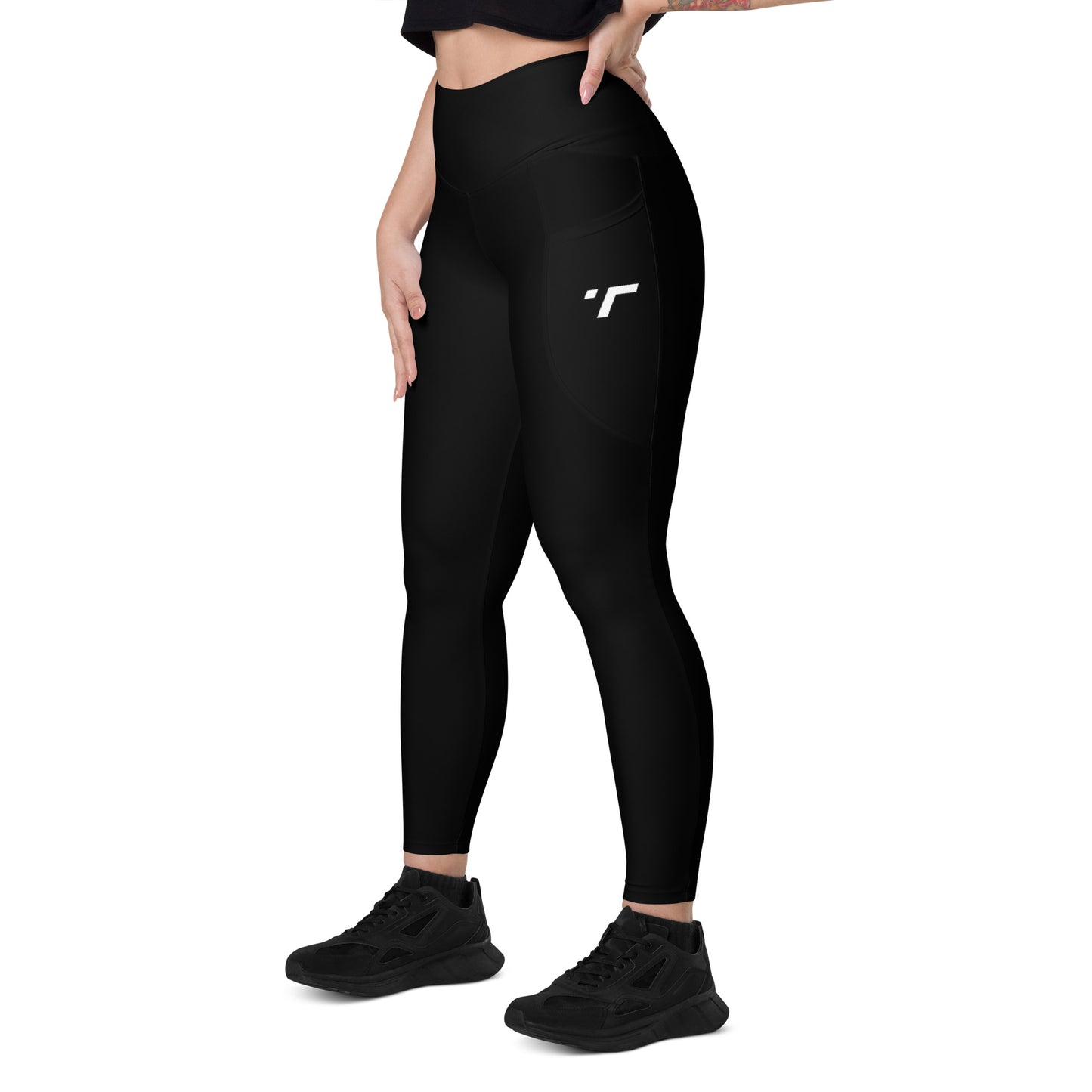 Black Elemental Leggings with pockets