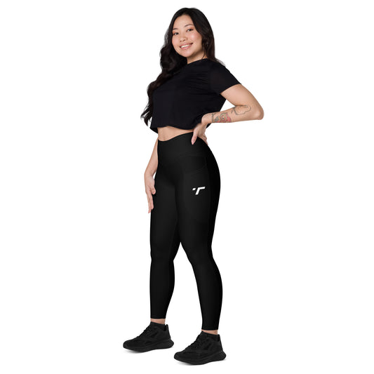 Black Elemental Leggings with pockets