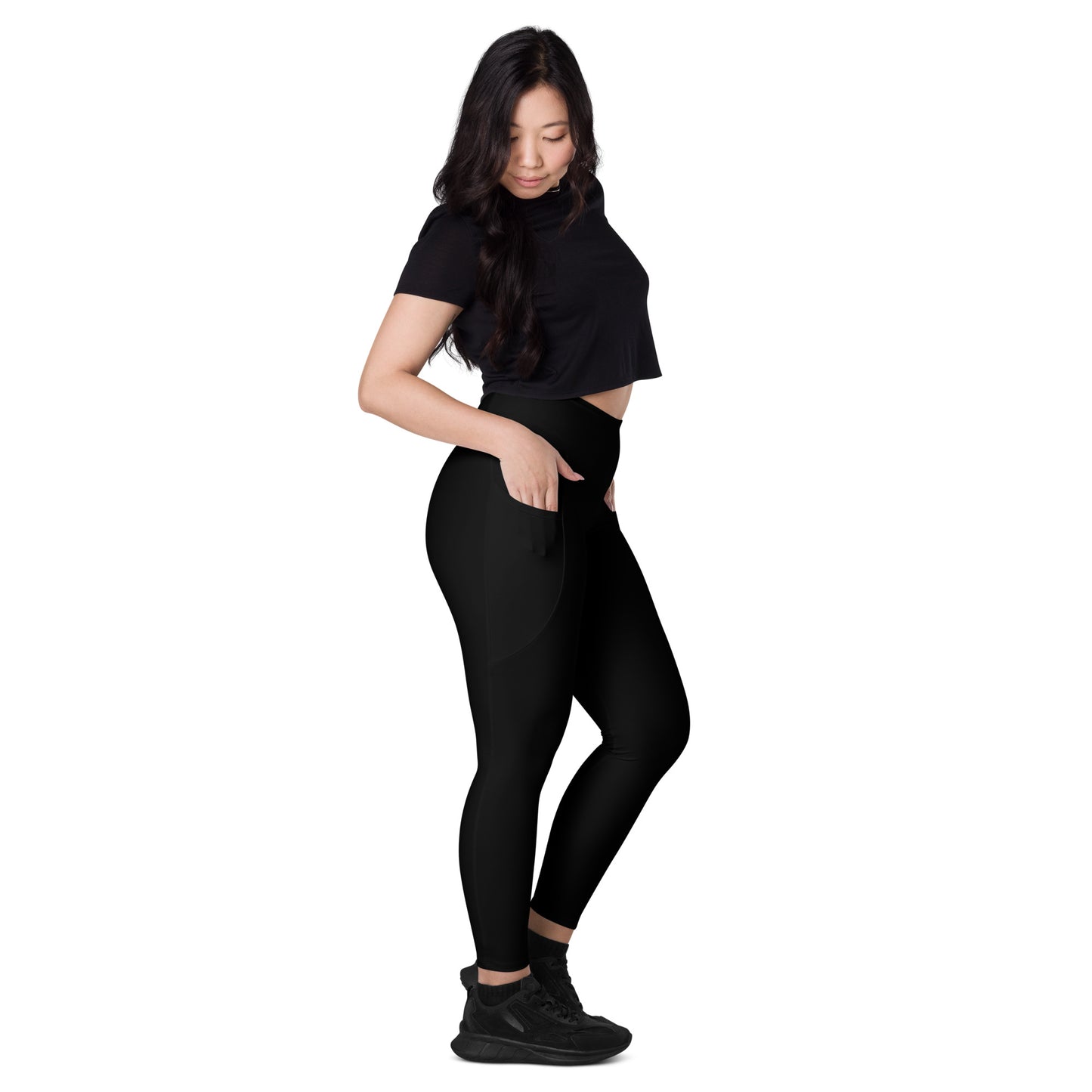 Black Elemental Leggings with pockets