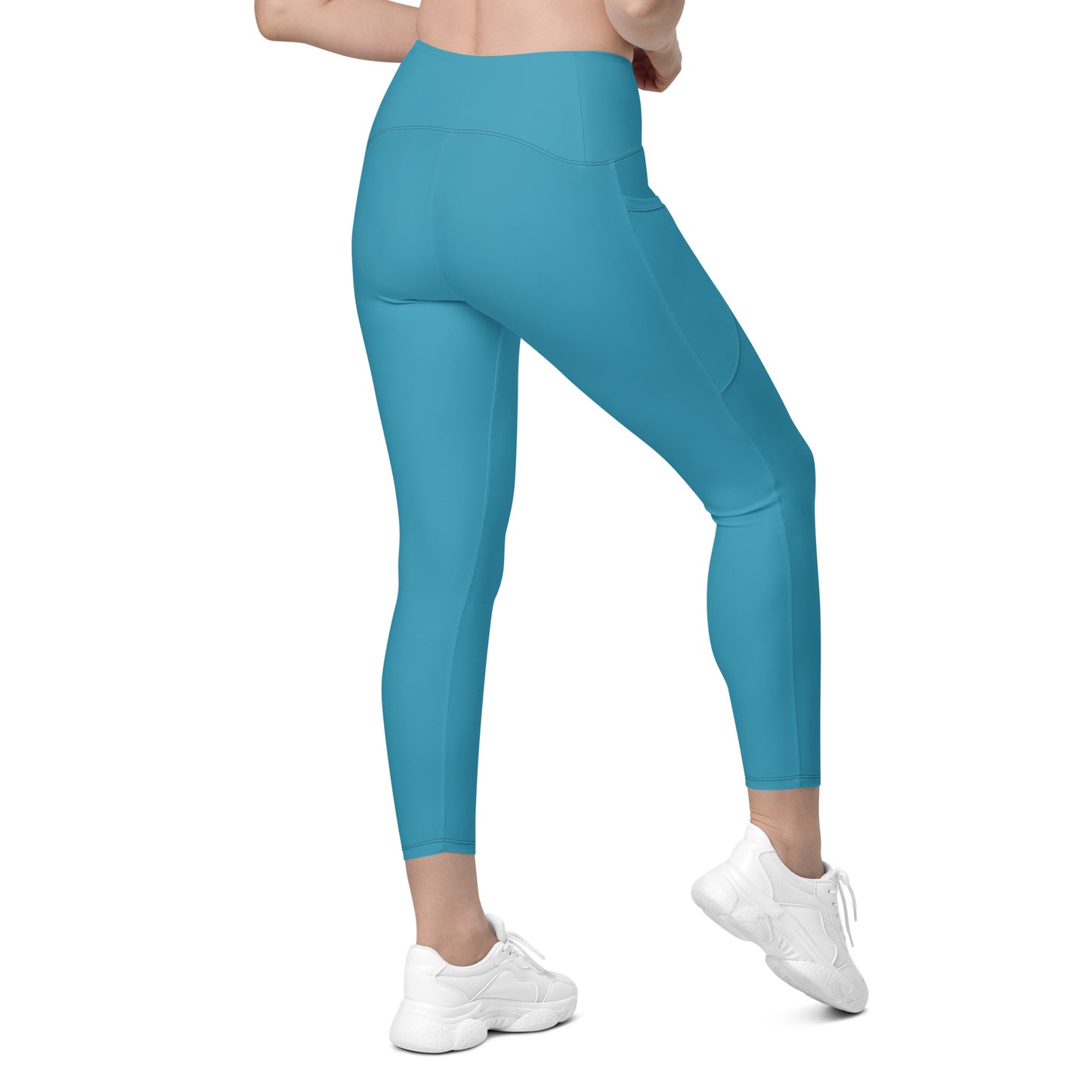 Teal Elemental Leggings with pockets