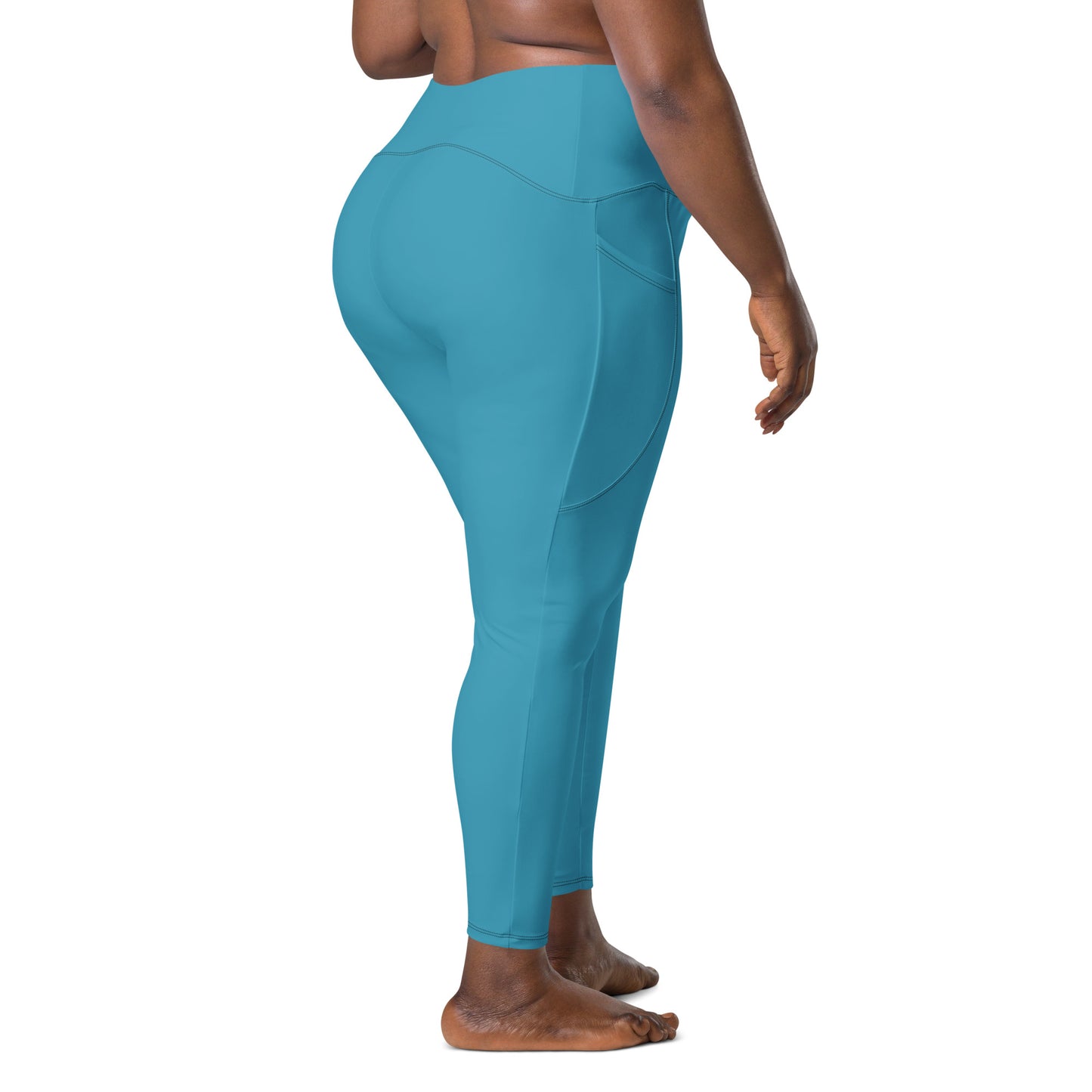 Teal Elemental Leggings with pockets