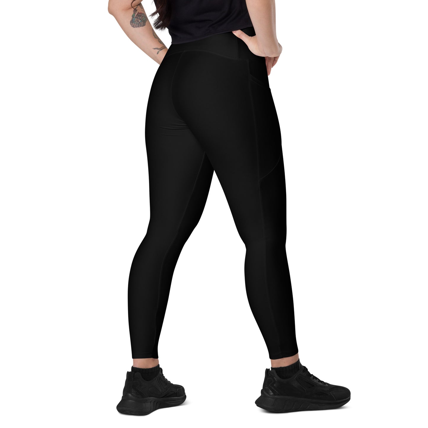 Black Elemental Leggings with pockets