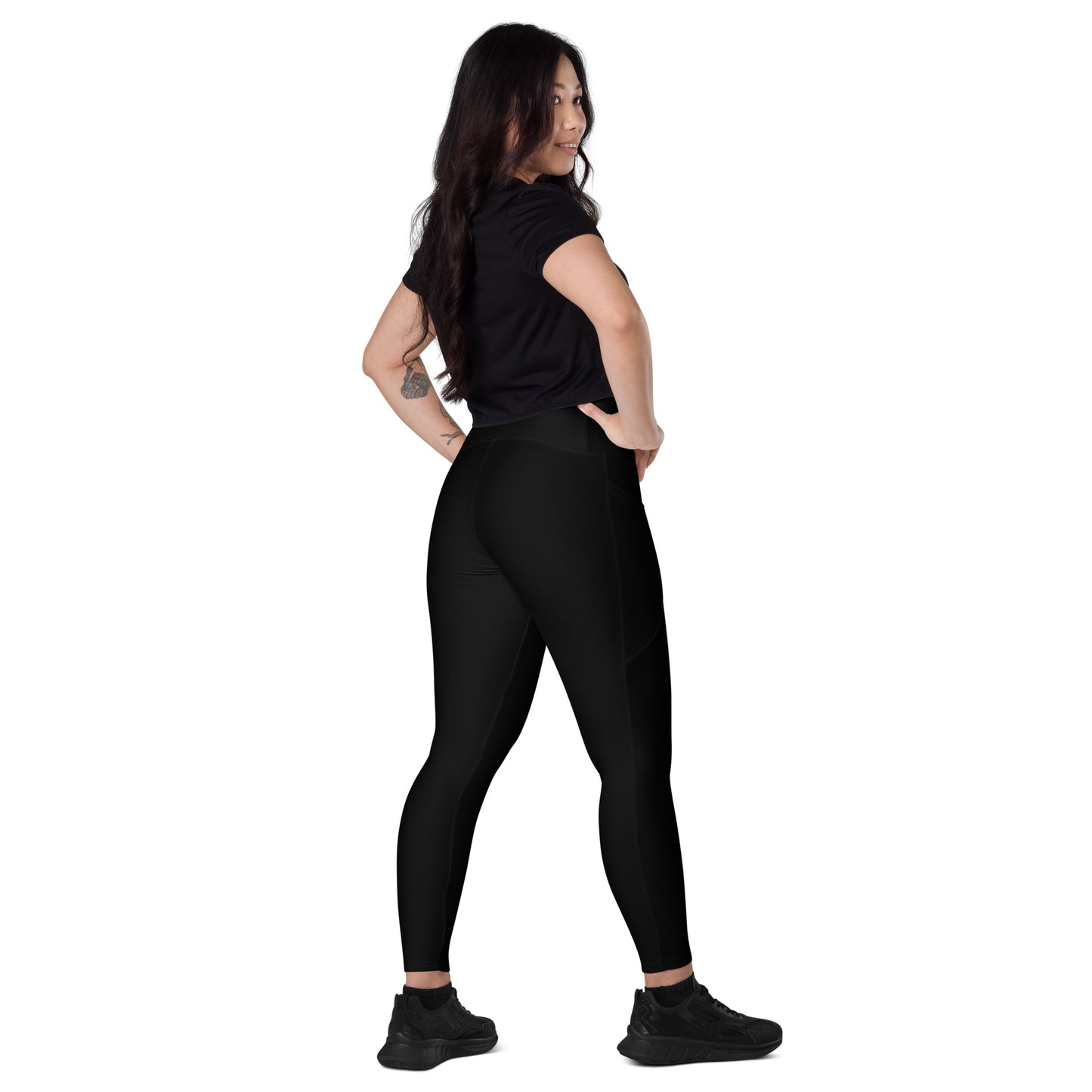 Black Elemental Leggings with pockets