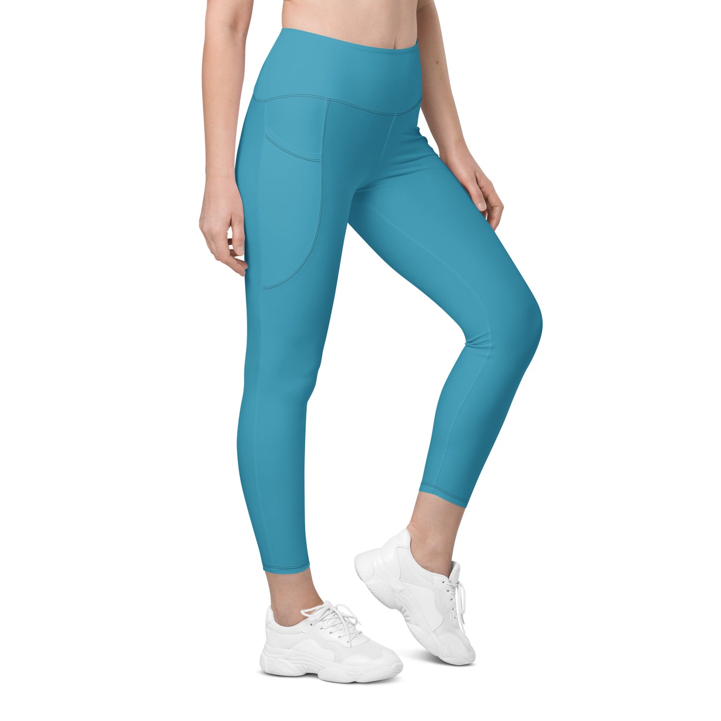 Teal Elemental Leggings with pockets