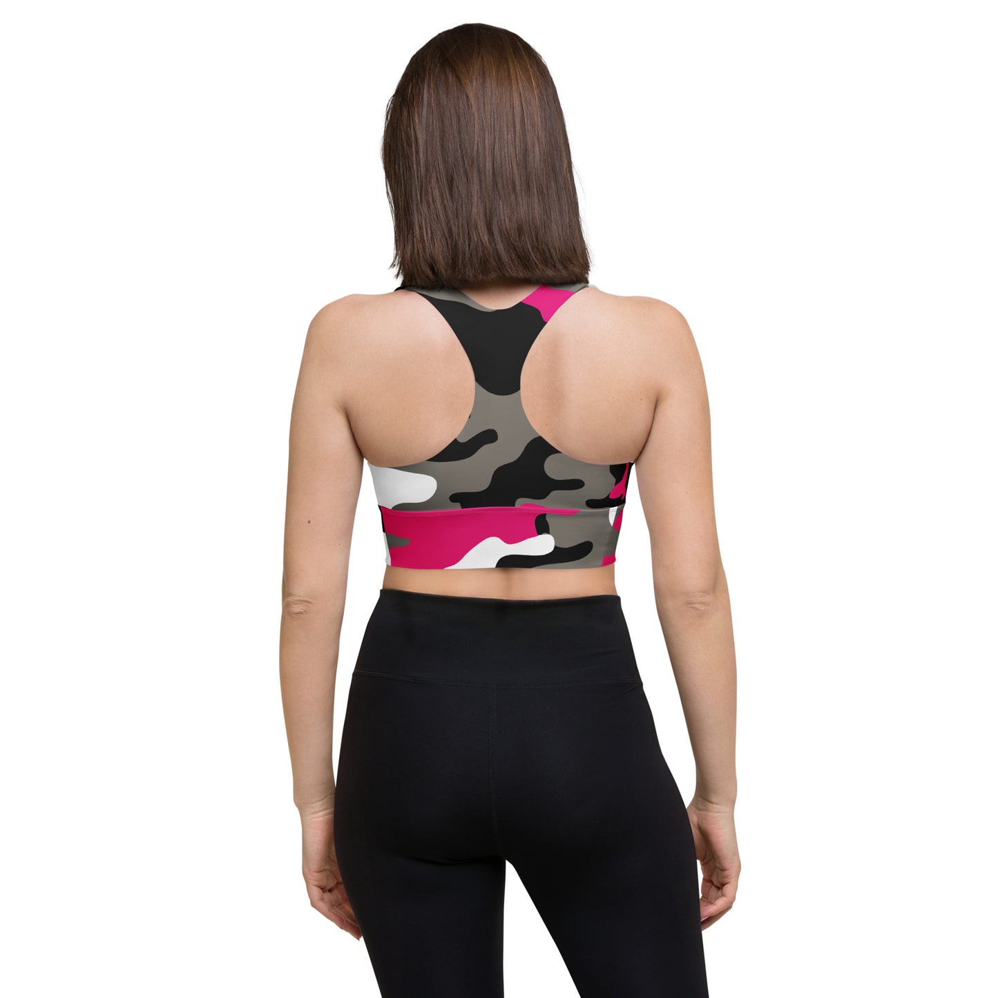 Pink Camo Sports Bra