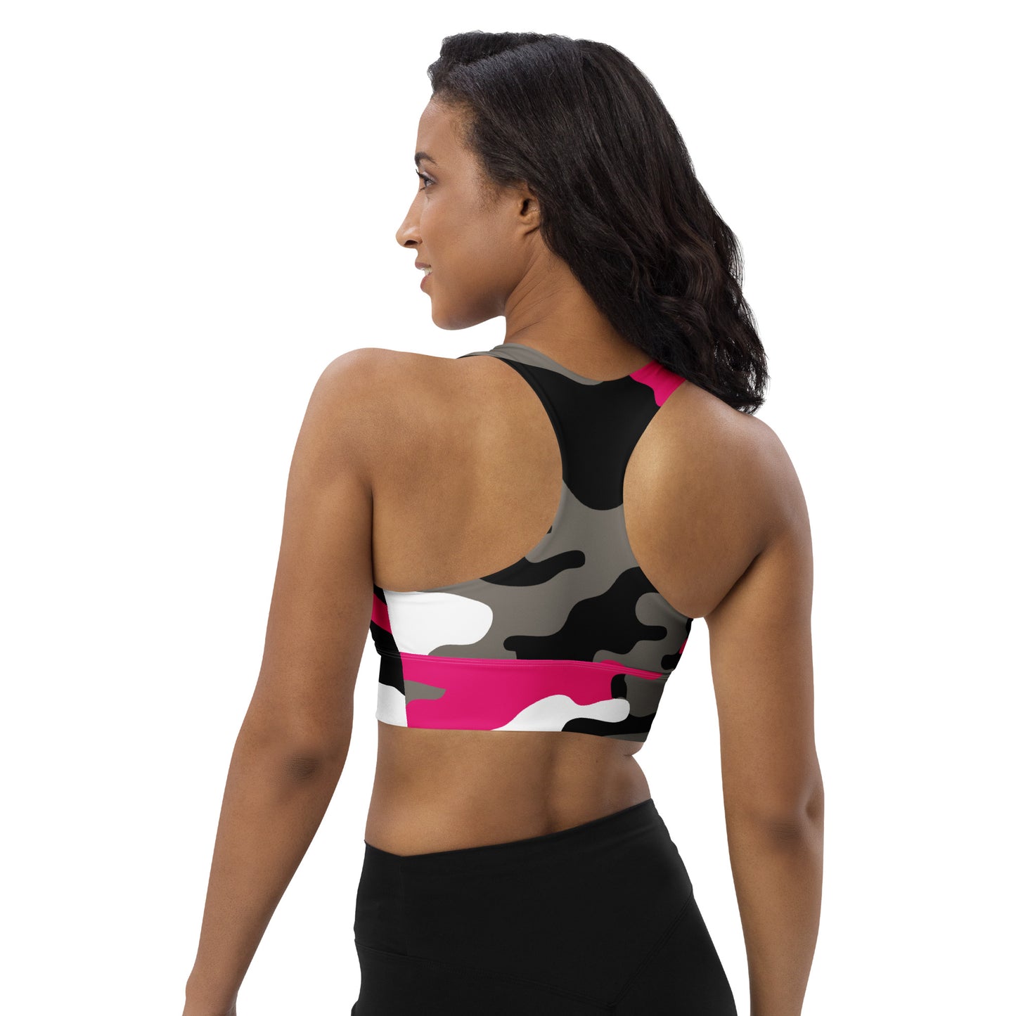 Pink Camo Sports Bra