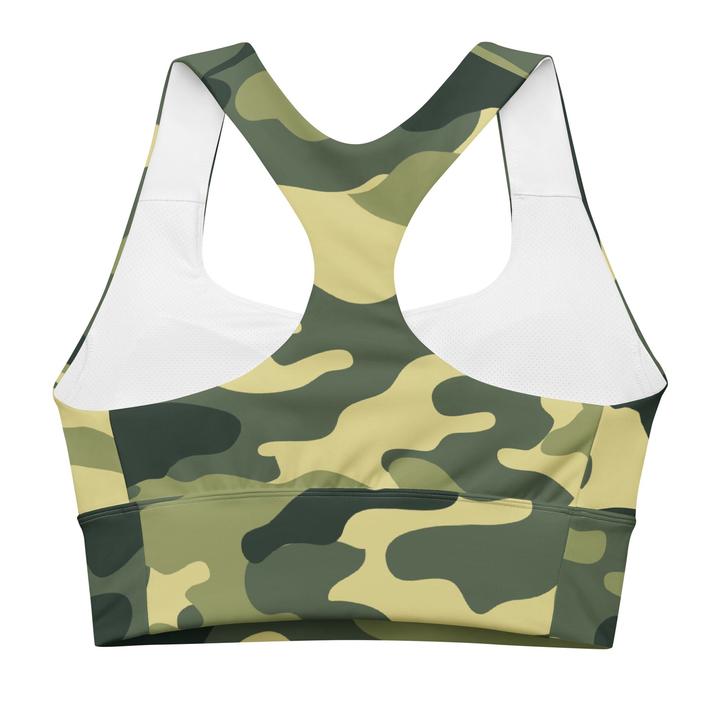 Green Camo Sports Bra