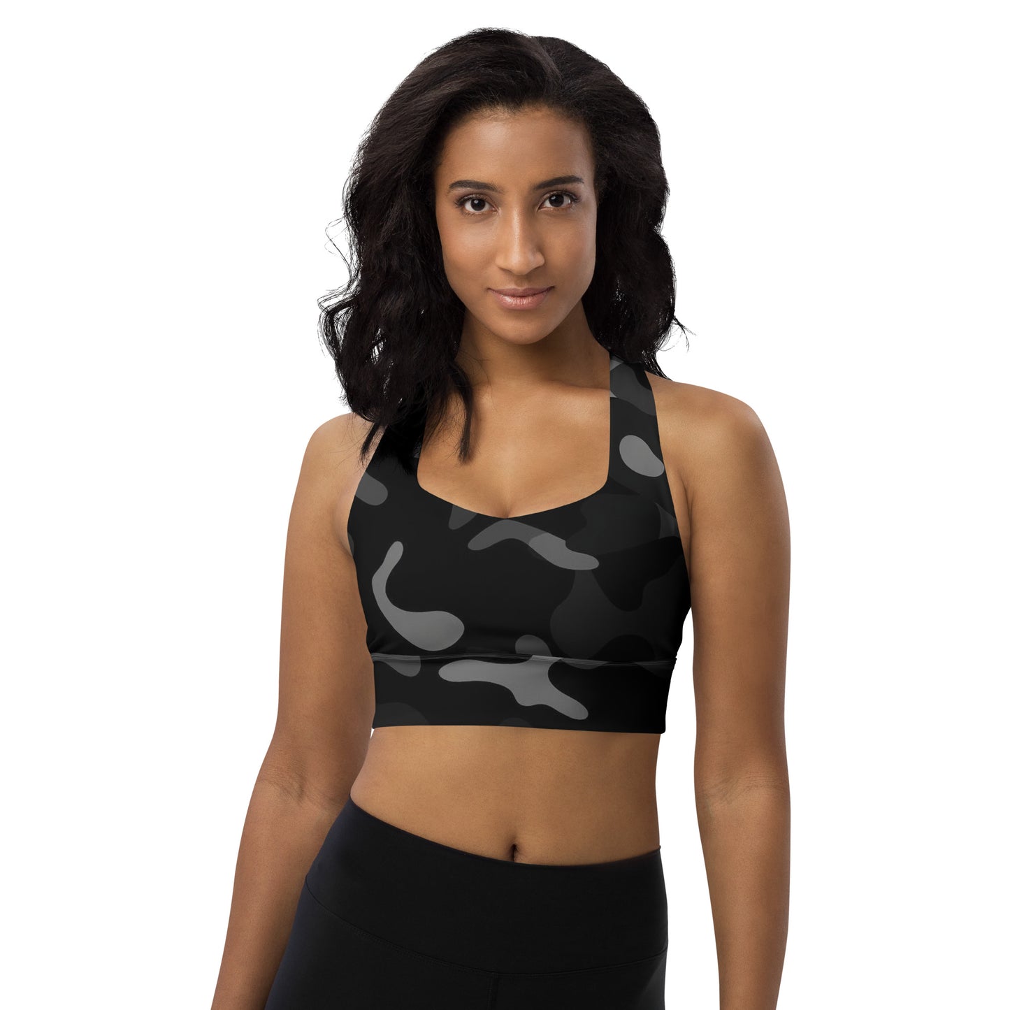 Black Camo Sports Bra