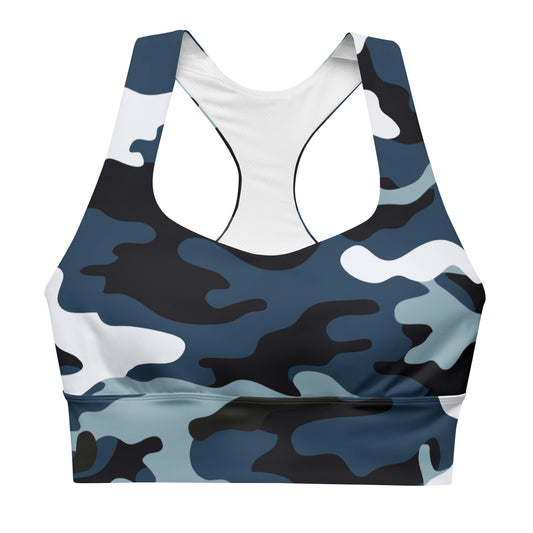 Navy Camo Sports bra