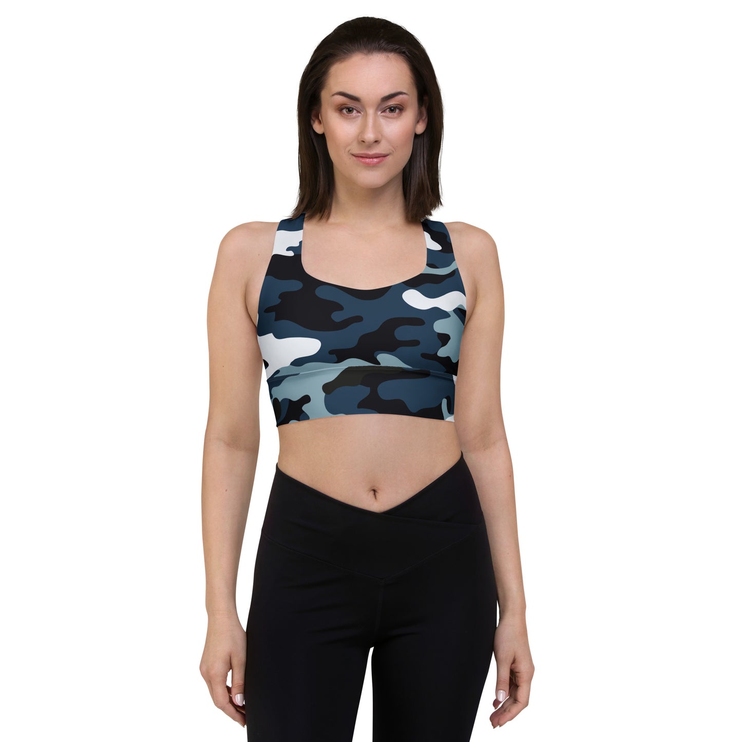 Navy Camo Sports bra