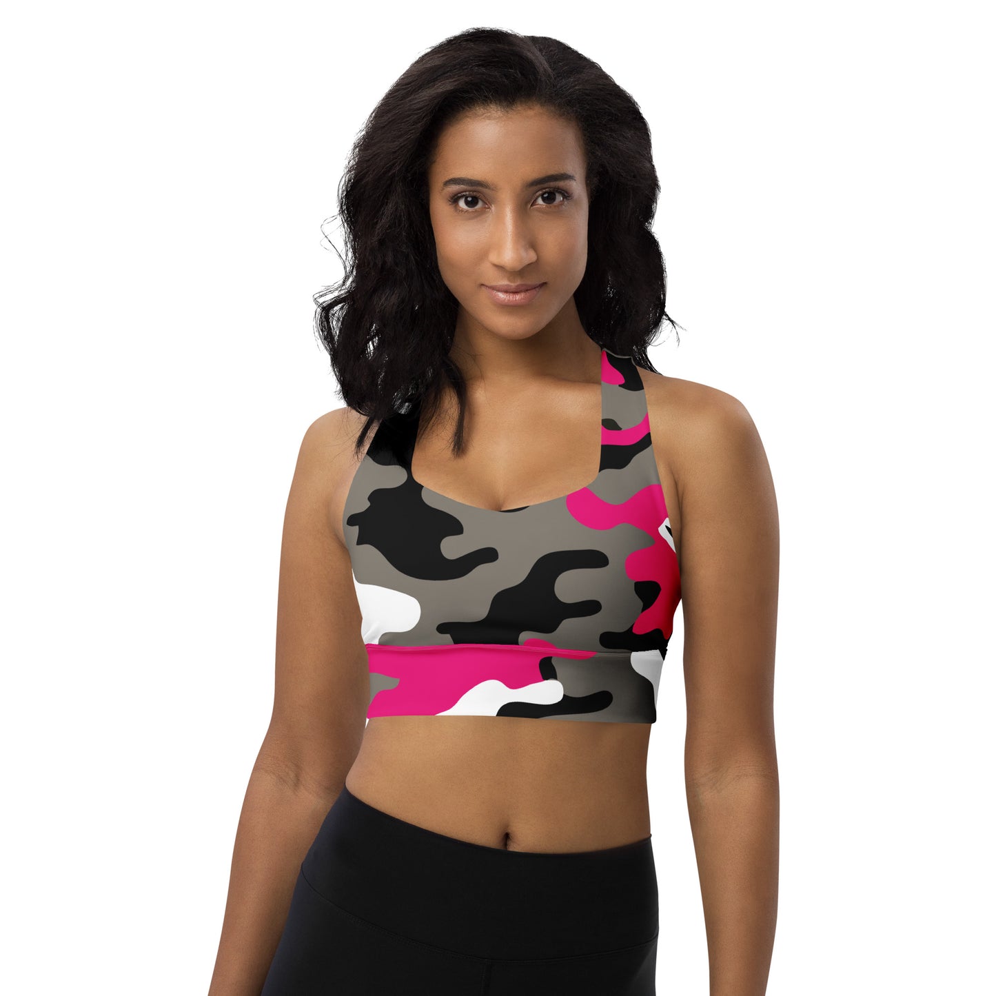 Pink Camo Sports Bra