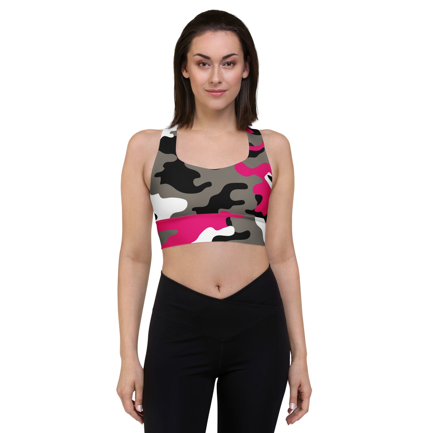 Pink Camo Sports Bra