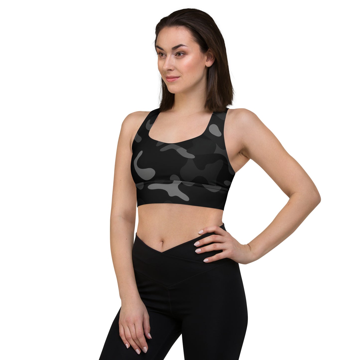 Black Camo Sports Bra