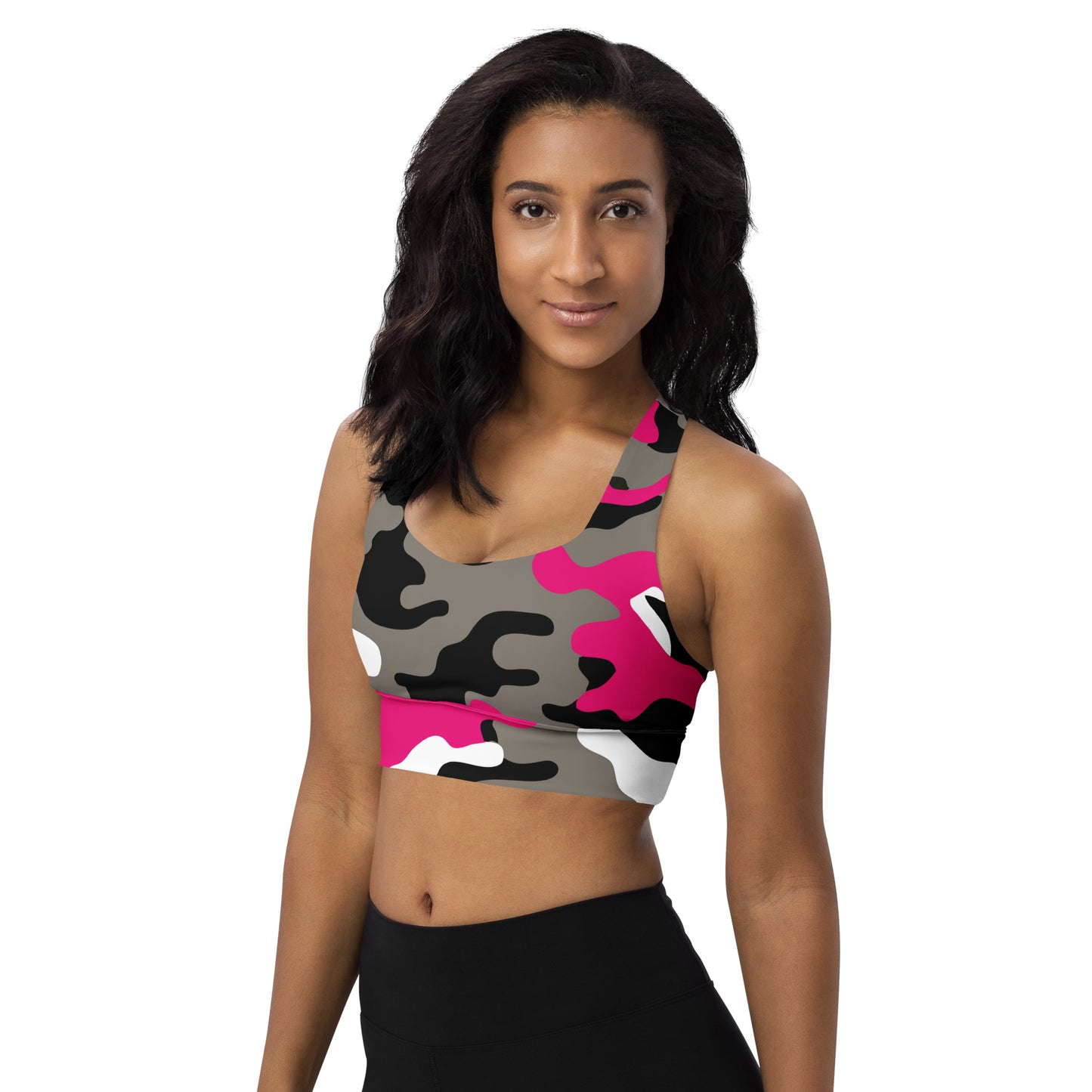 Pink Camo Sports Bra