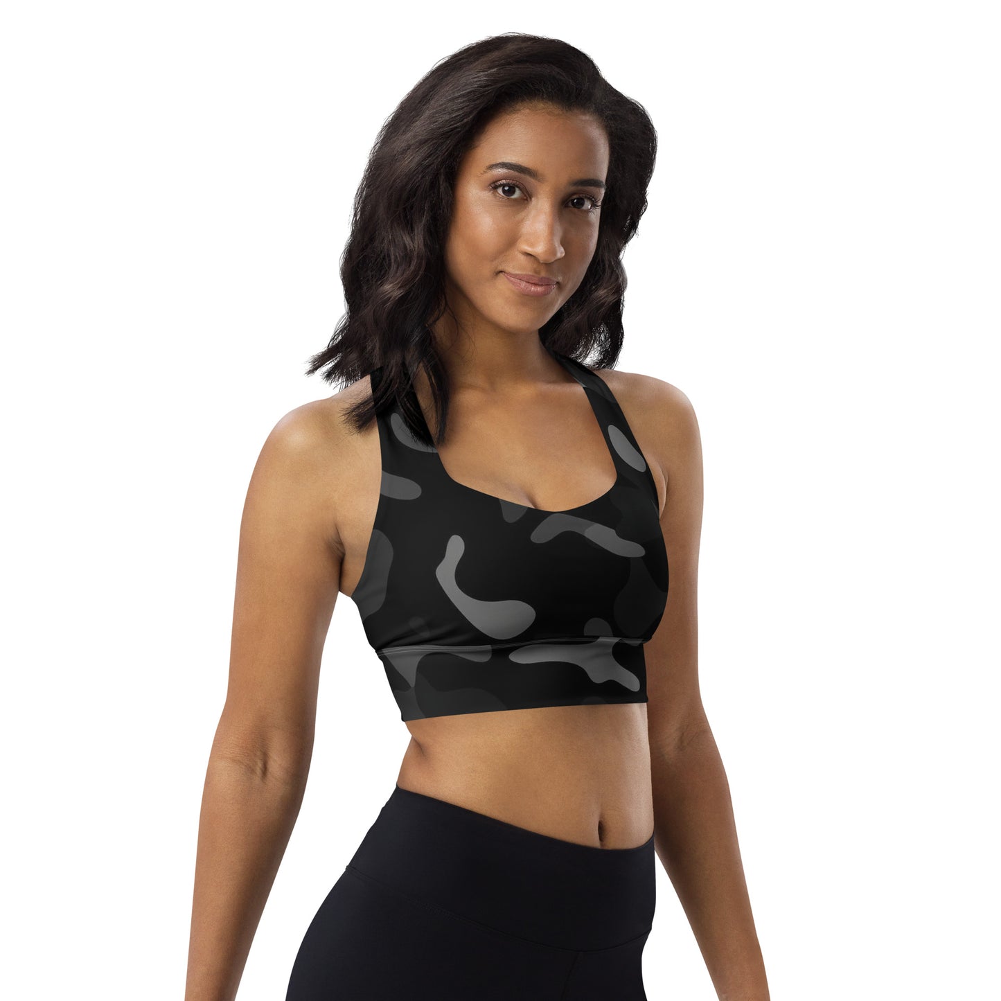 Black Camo Sports Bra