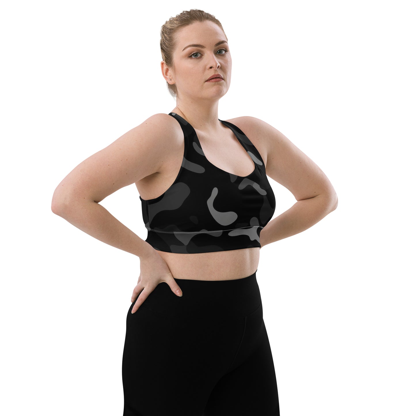 Black Camo Sports Bra