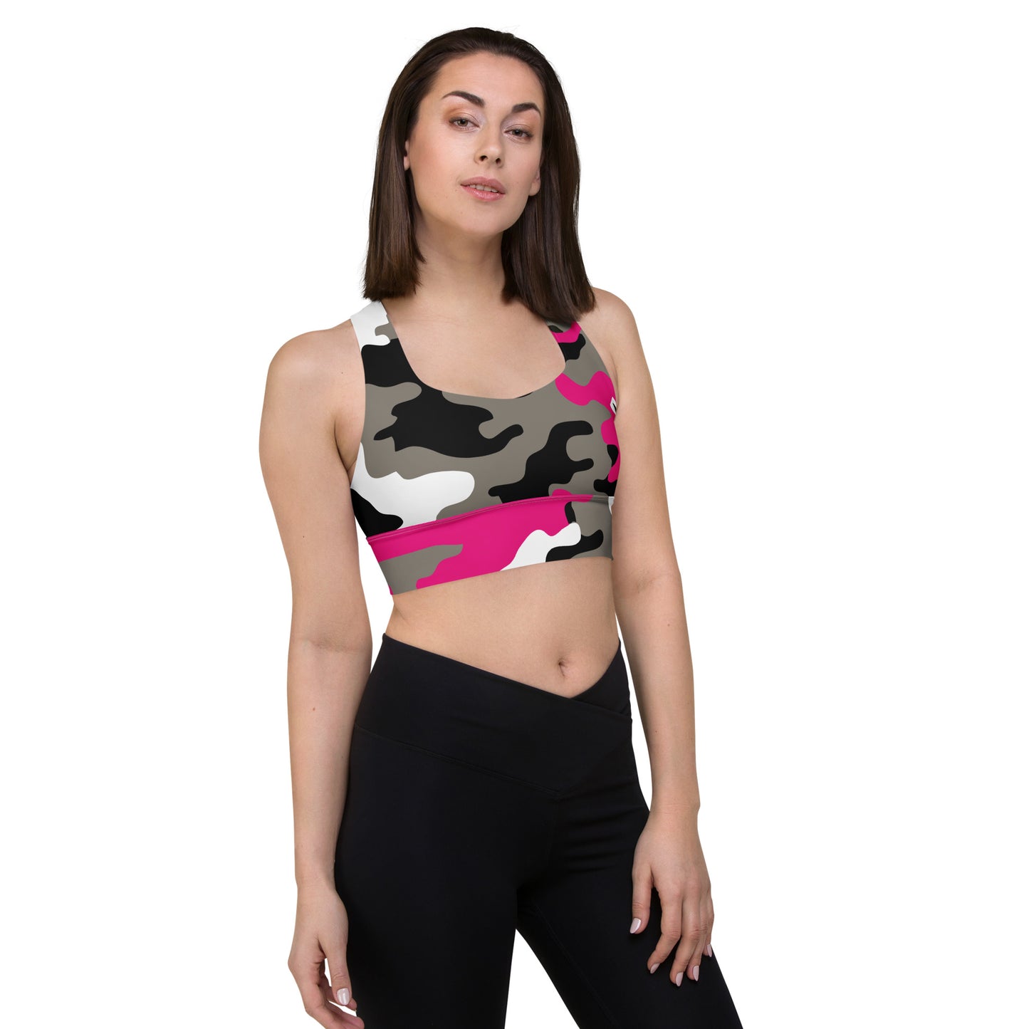 Pink Camo Sports Bra