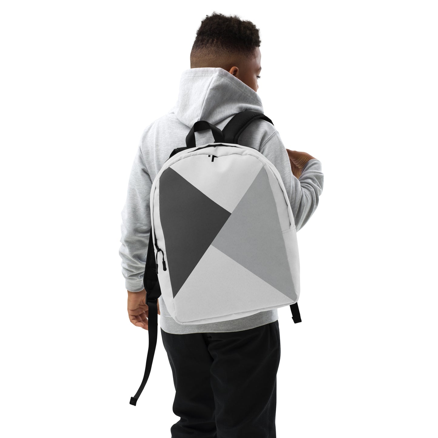 Minimalist Grey Backpack