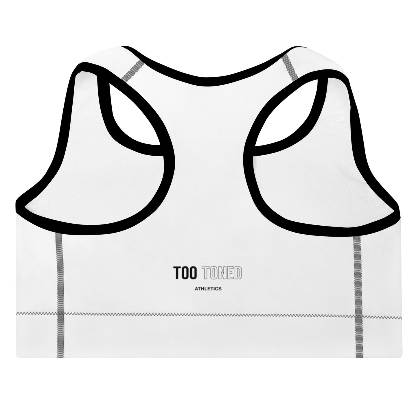 Basic White Sports Bra