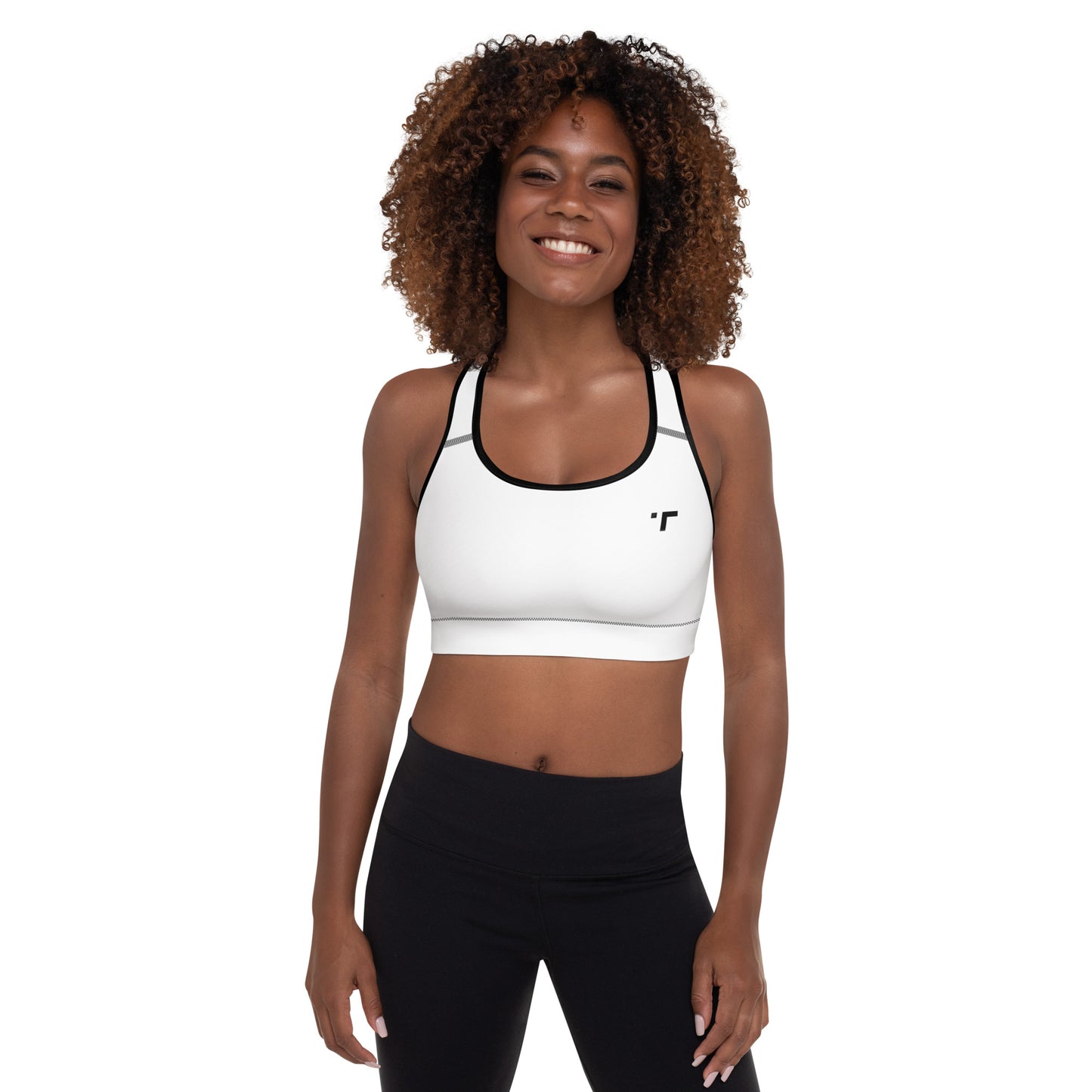 Basic White Sports Bra