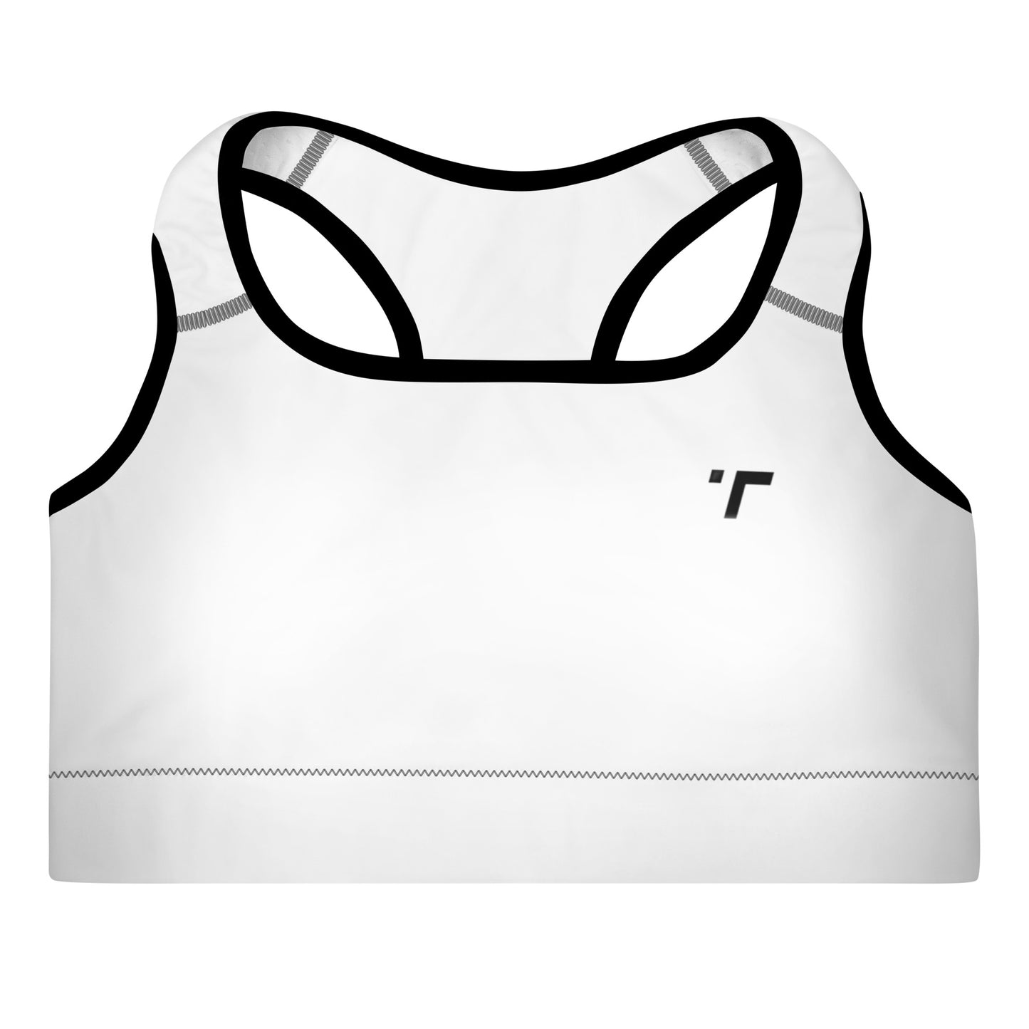 Basic White Sports Bra