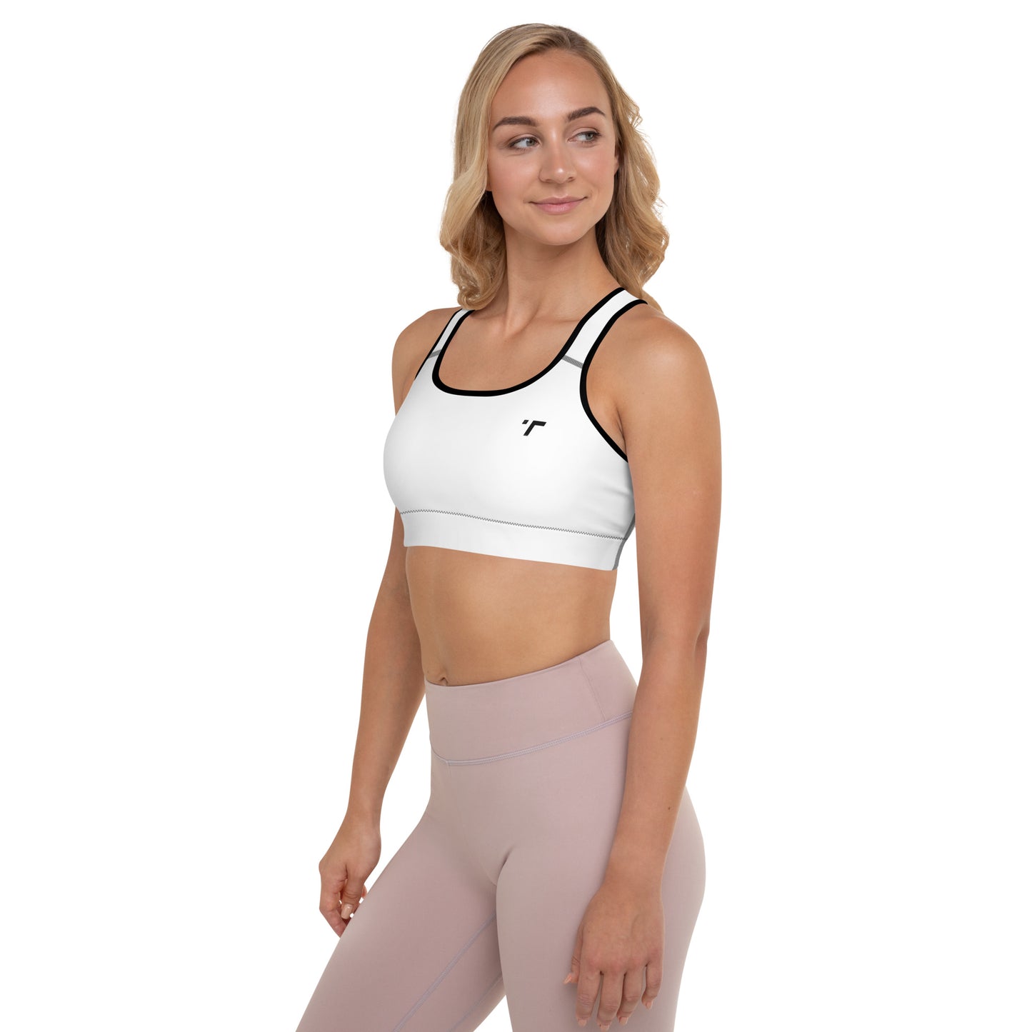 Basic White Sports Bra